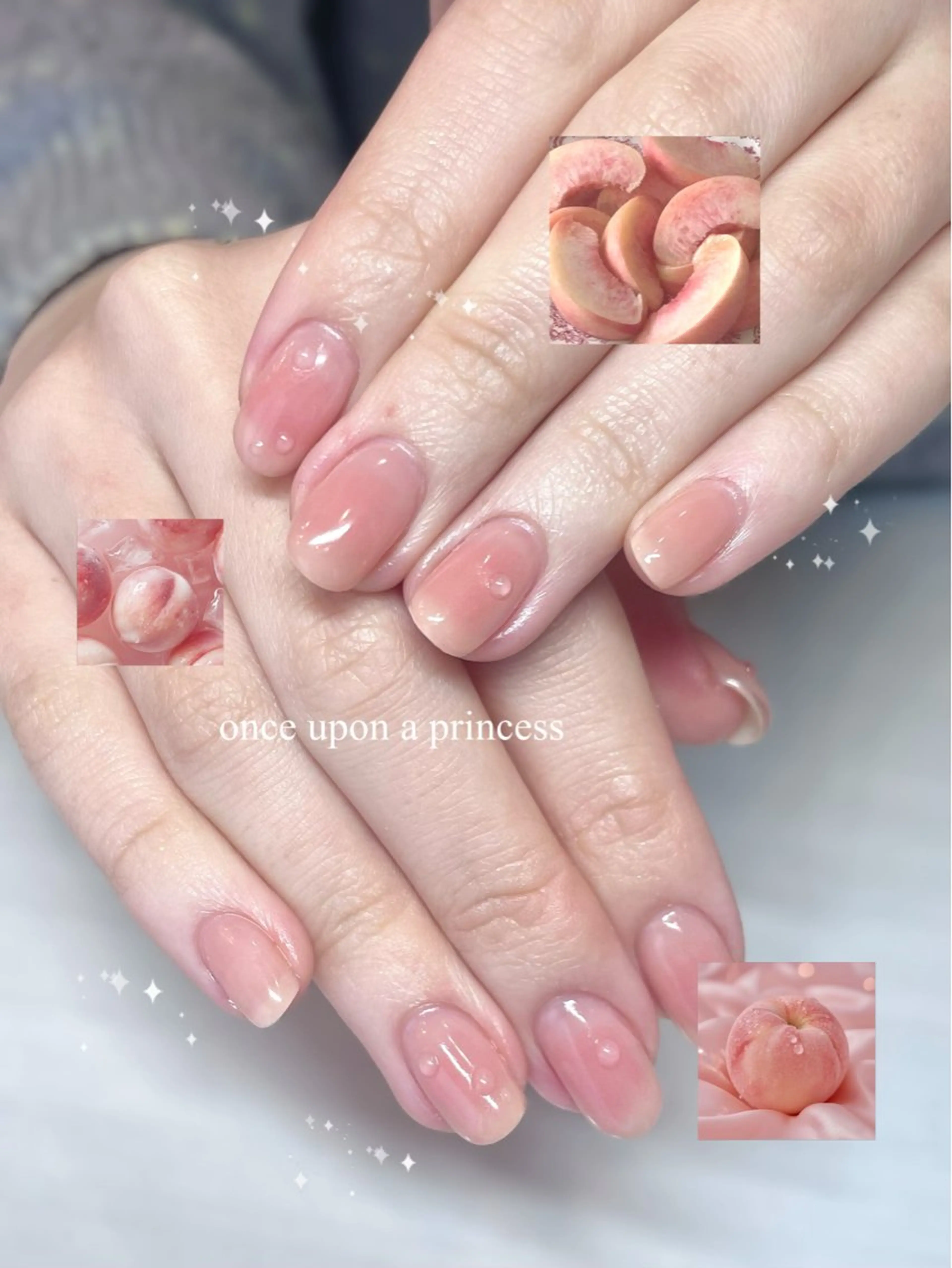 ネイル ハンドネイル Once upon a princessシェアサロンL'OM OSAKA所属・Once upon a princessのネイルデザイン