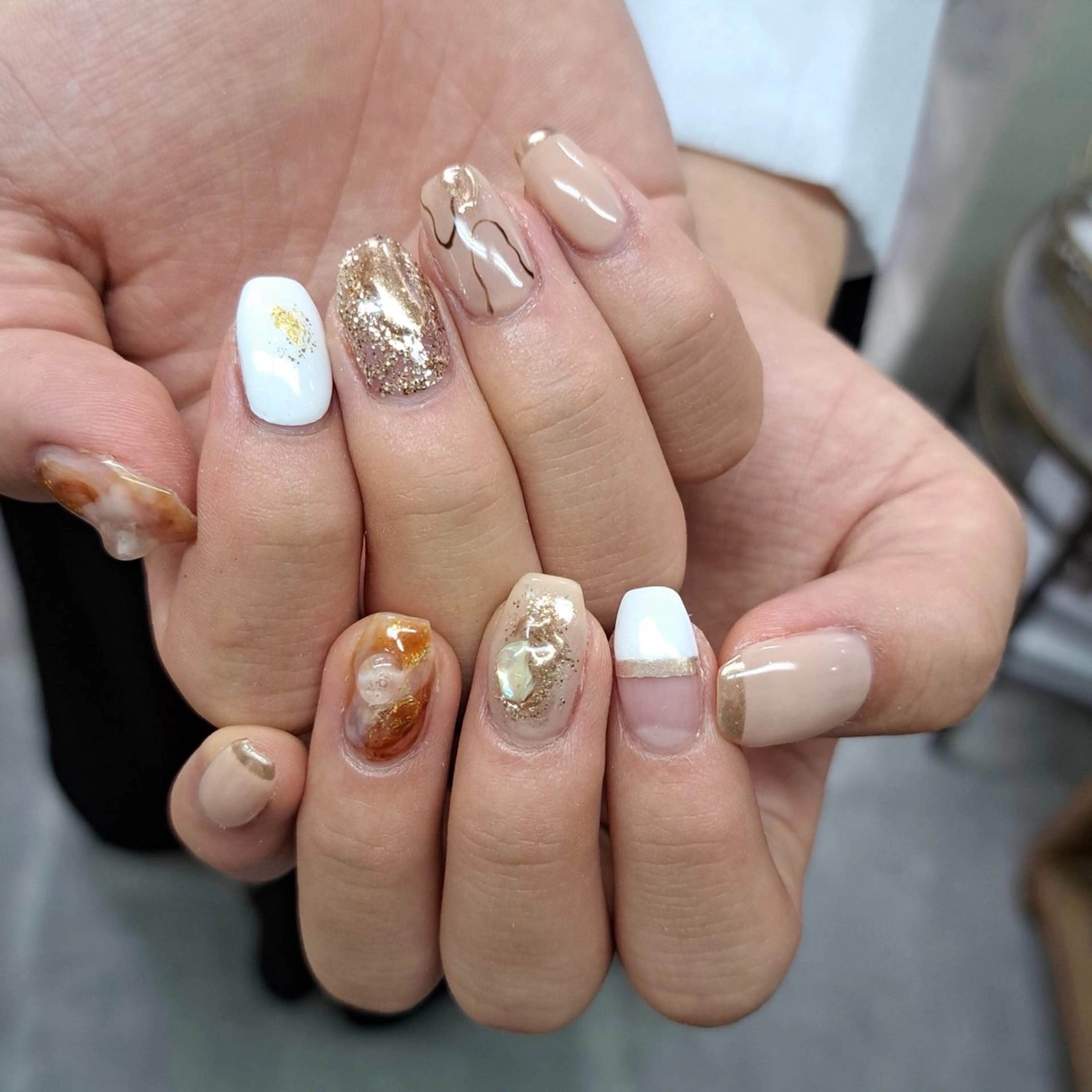 ネイル アートネイル ジェルネイル ニュアンスネイル スカルプネイル nailstudio eviz新宿店のネイルデザイン
