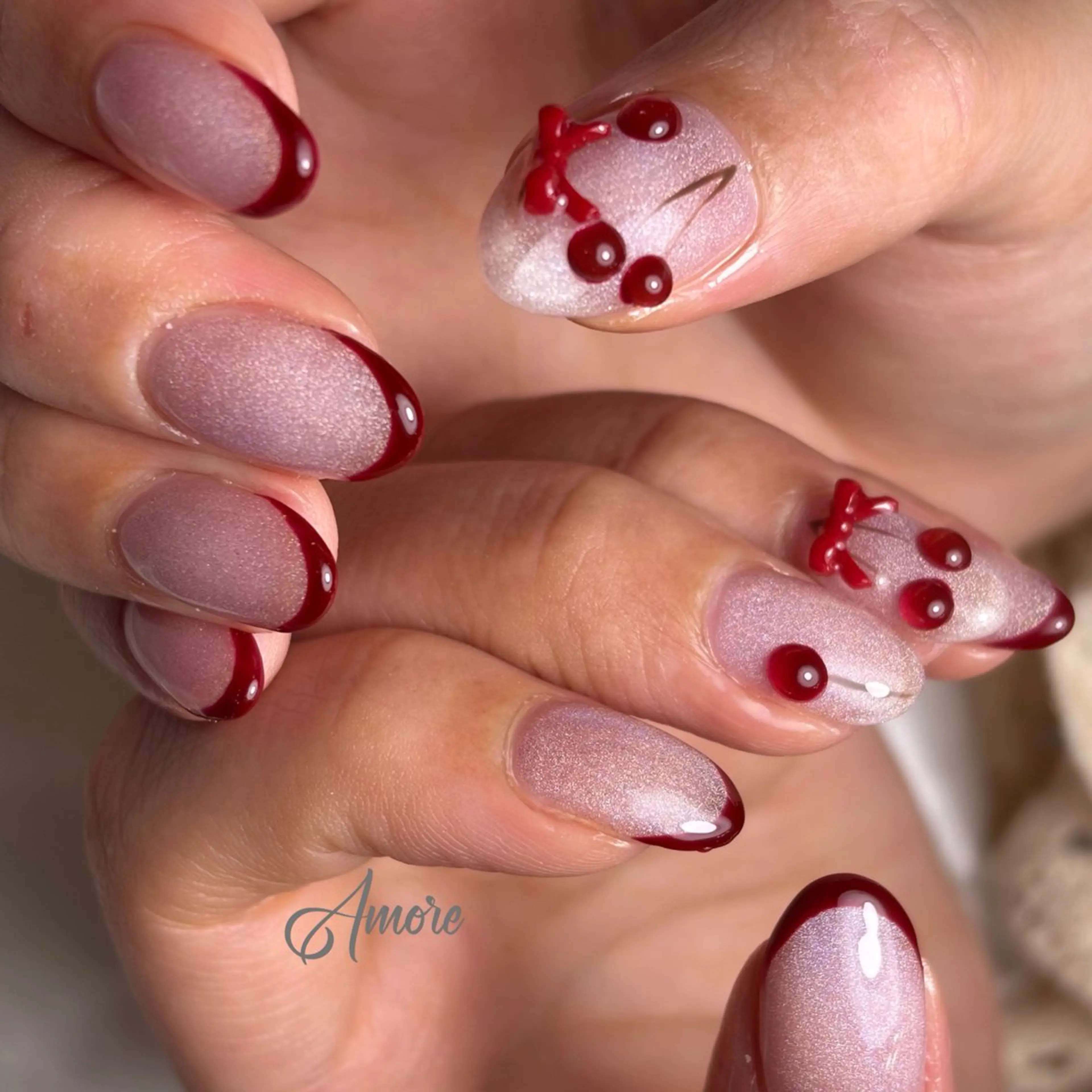 ネイル ジェルネイル キラキラネイル 韓国ネイル マグネットネイル パラジェル You kyehwaのネイルデザイン