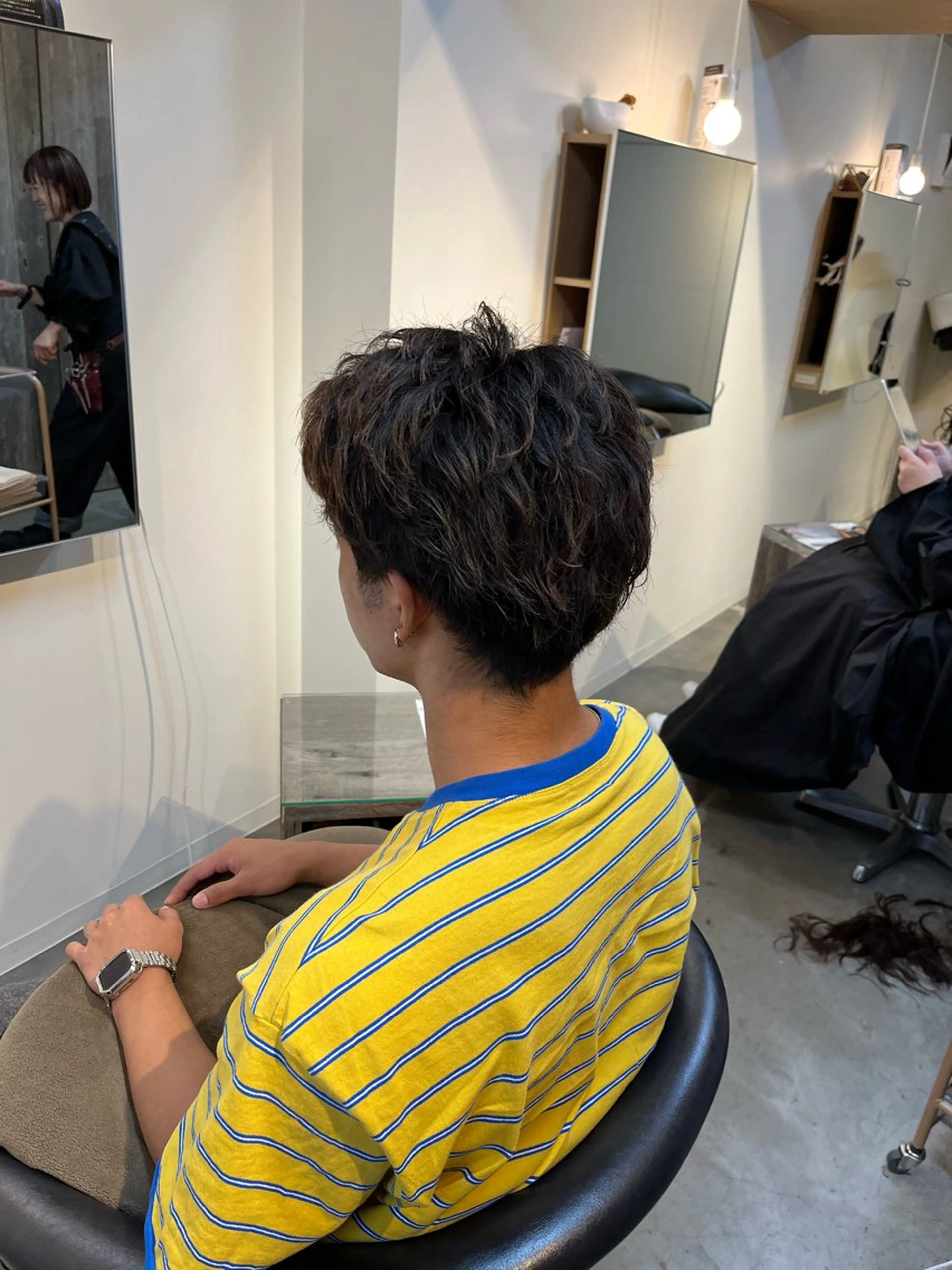 ショート メンズ メンズパーマ Dulce oro所属・モデル募集/円山/ 暖色/yurinaのヘアスタイル