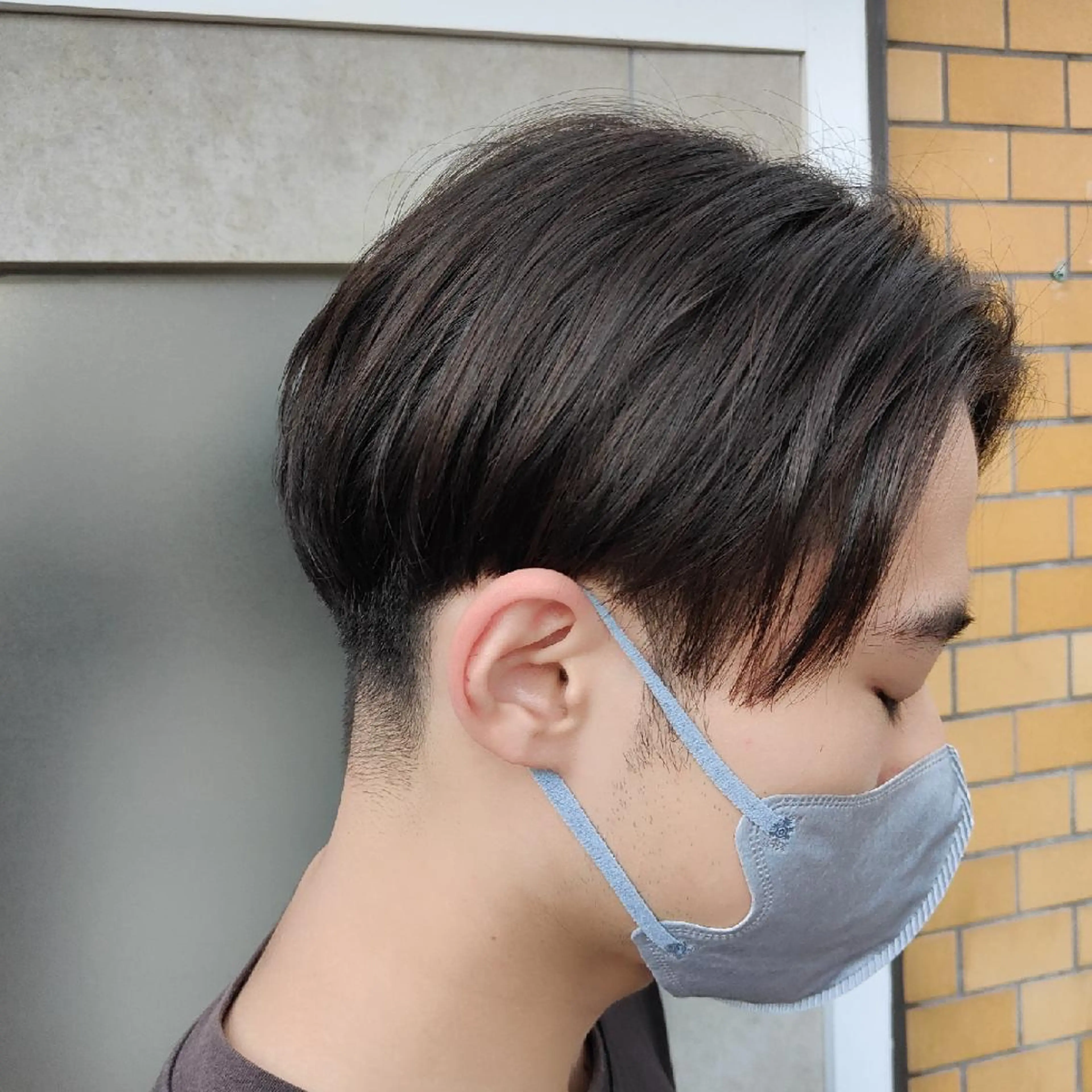 メンズカット+縮毛矯正の写真