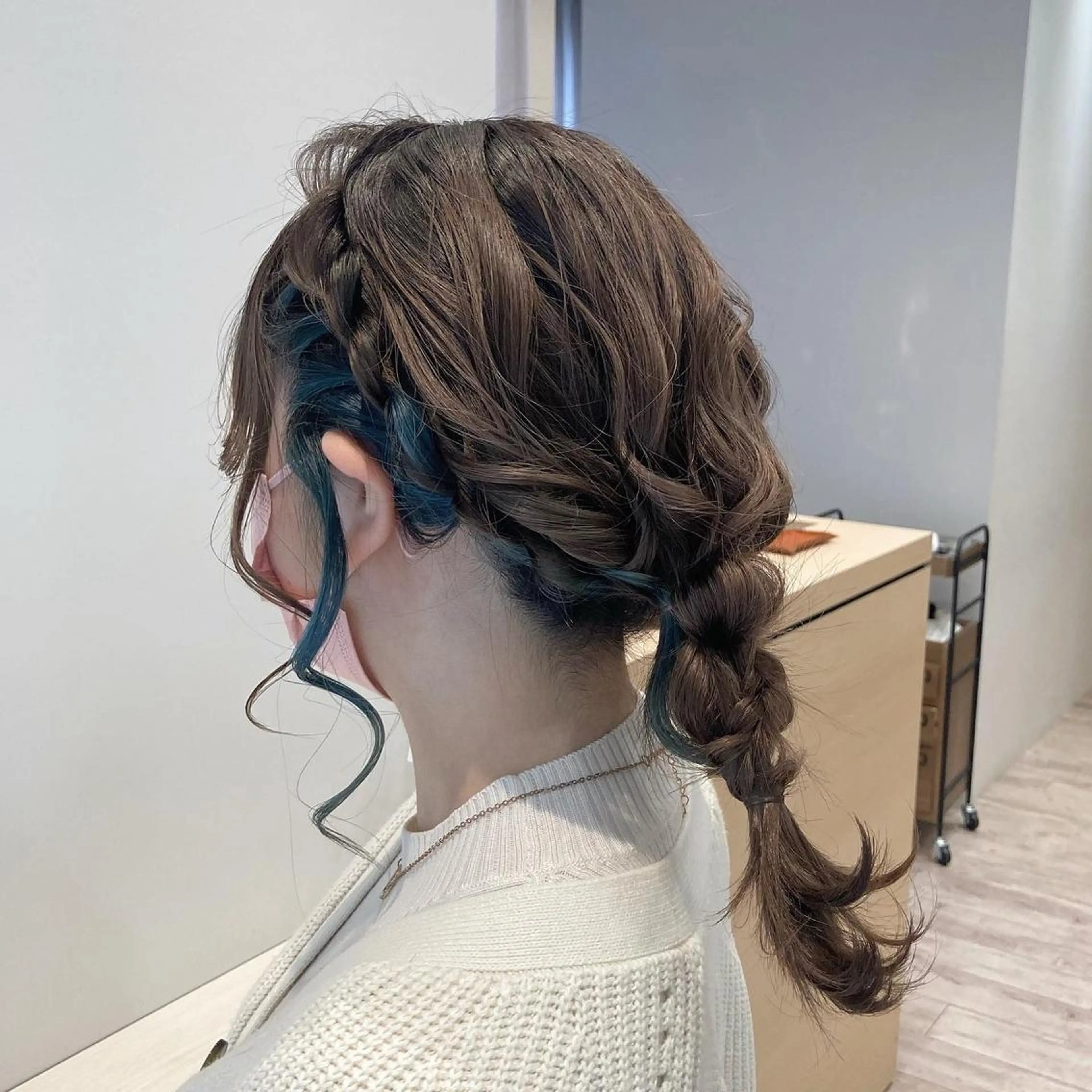 ミディアム ヘアアレンジ octo所属・梅澤 杏菜のヘアスタイル