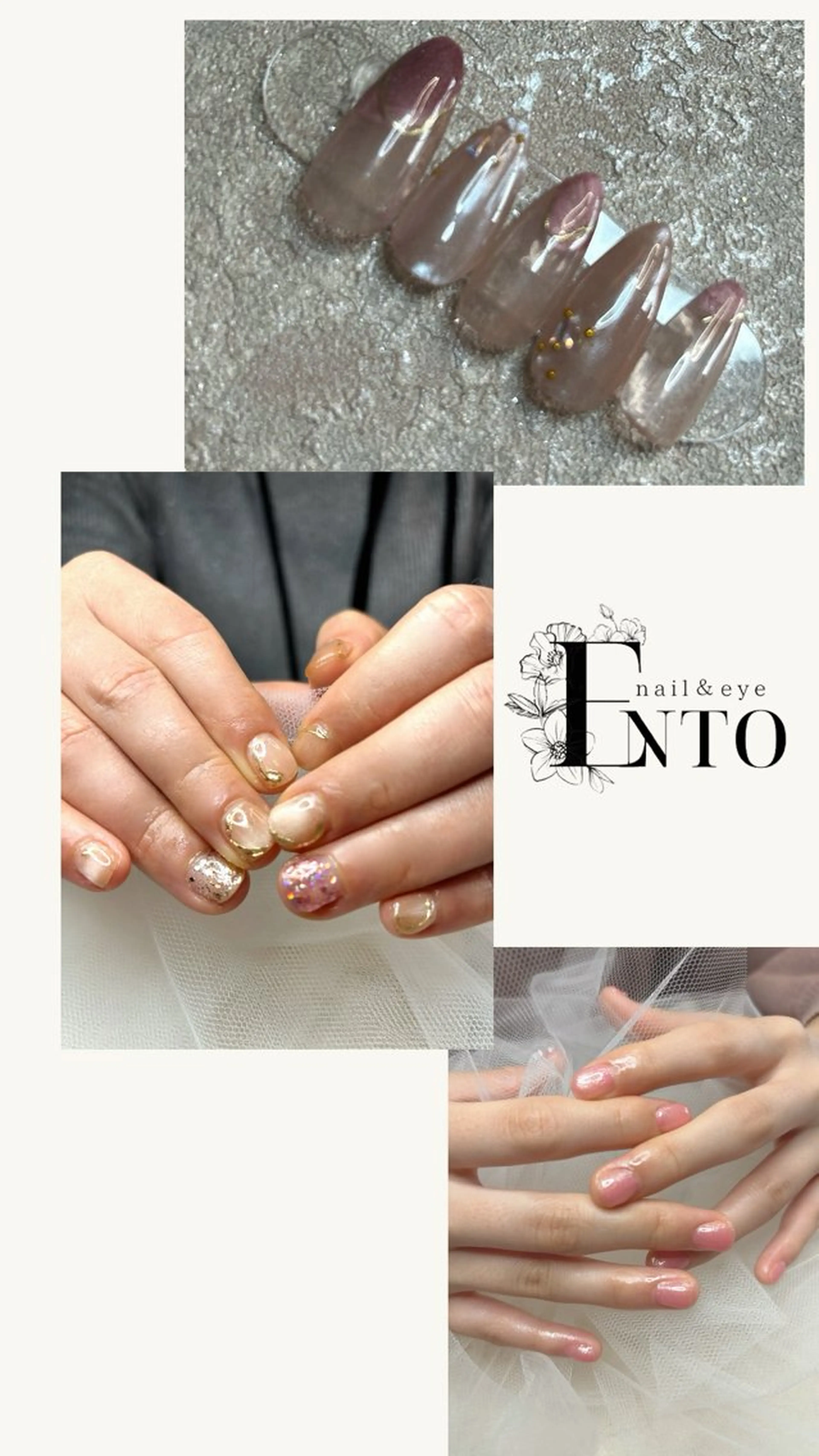 ネイル オフィスネイル シンプルネイル ハンドネイル ハンドケア Ento nail&eye所属・Ento nail&eyeのマツエク・マツパデザイン