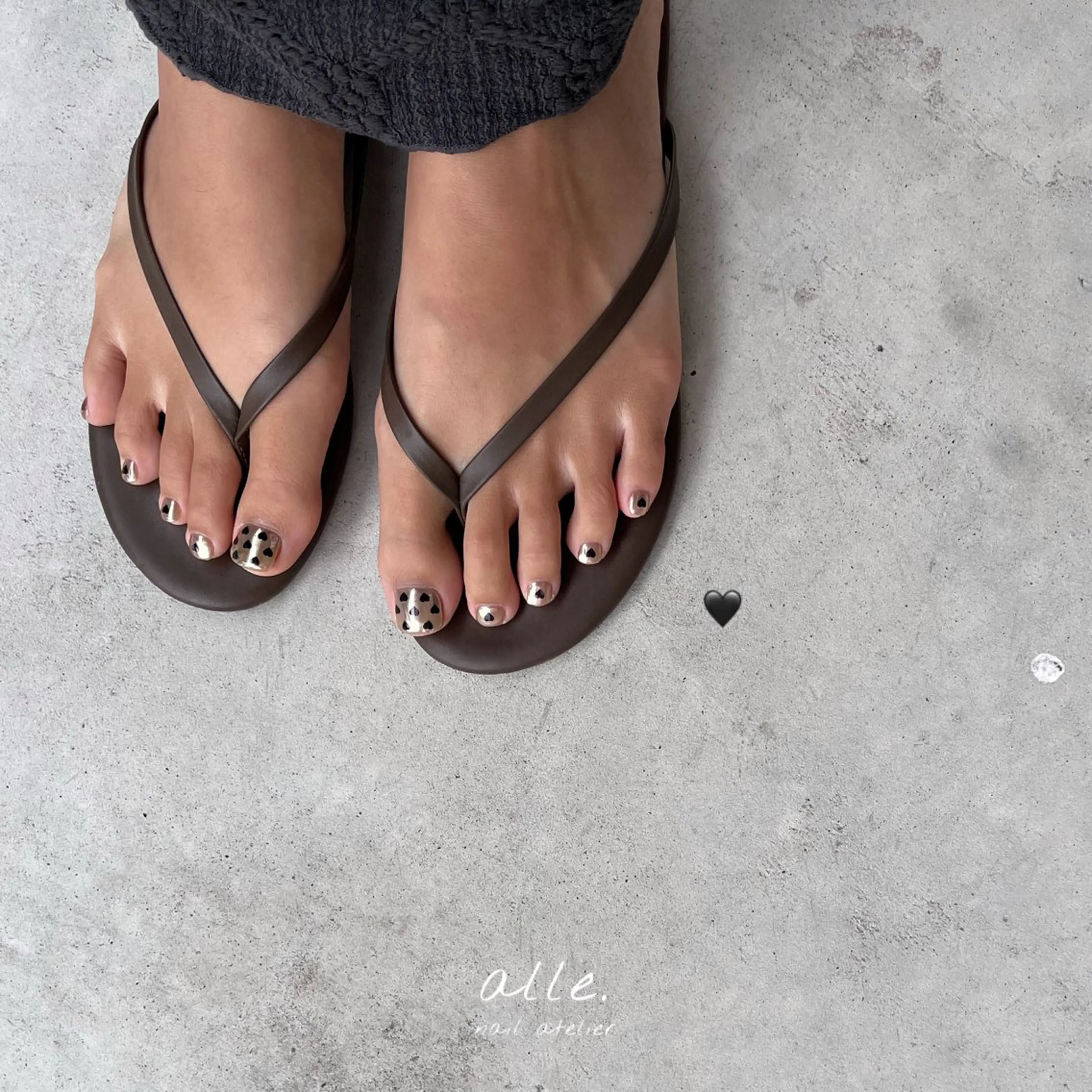 ネイル フットネイル atelier alle.のネイルデザイン