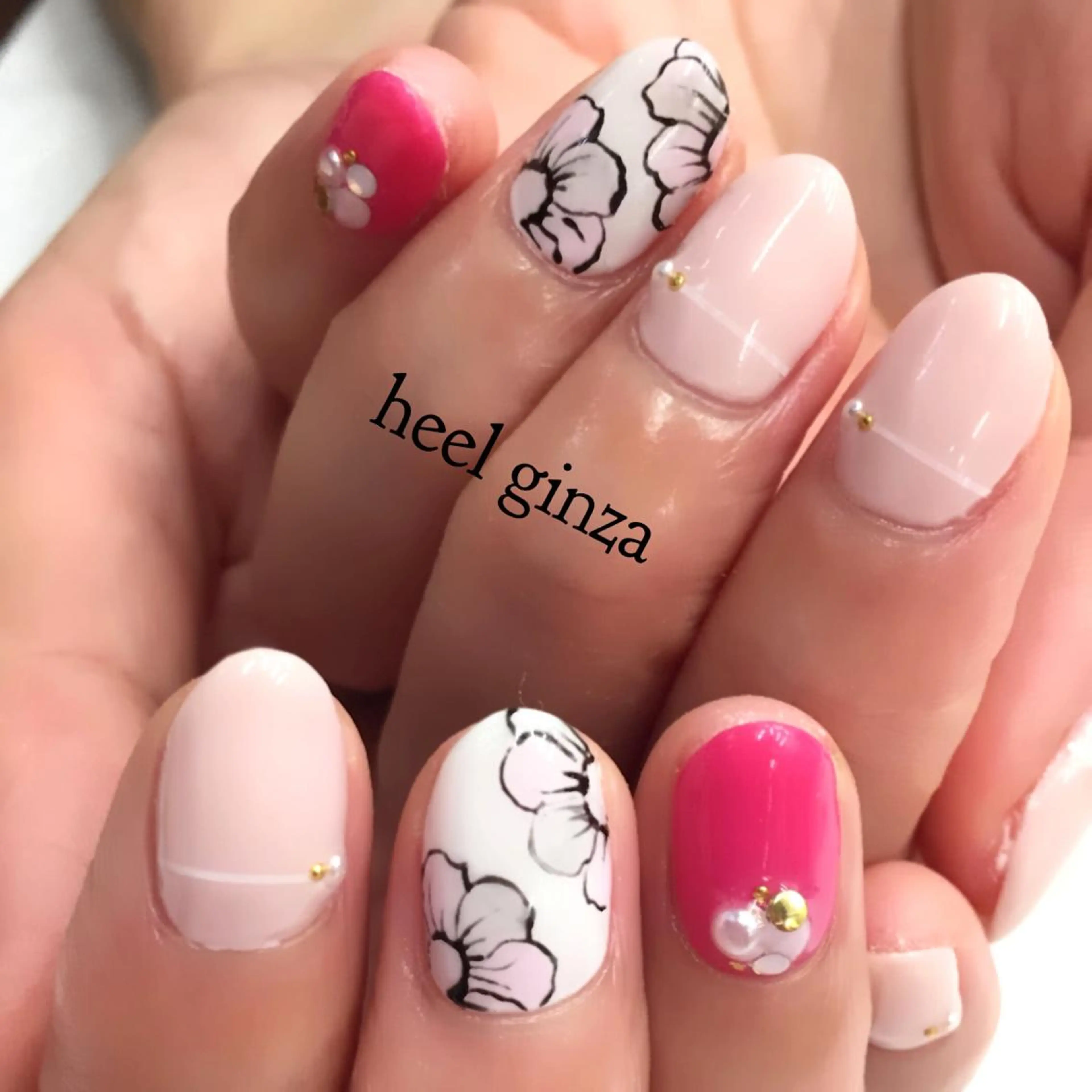 ネイル 春ネイル miel nailのネイルデザイン