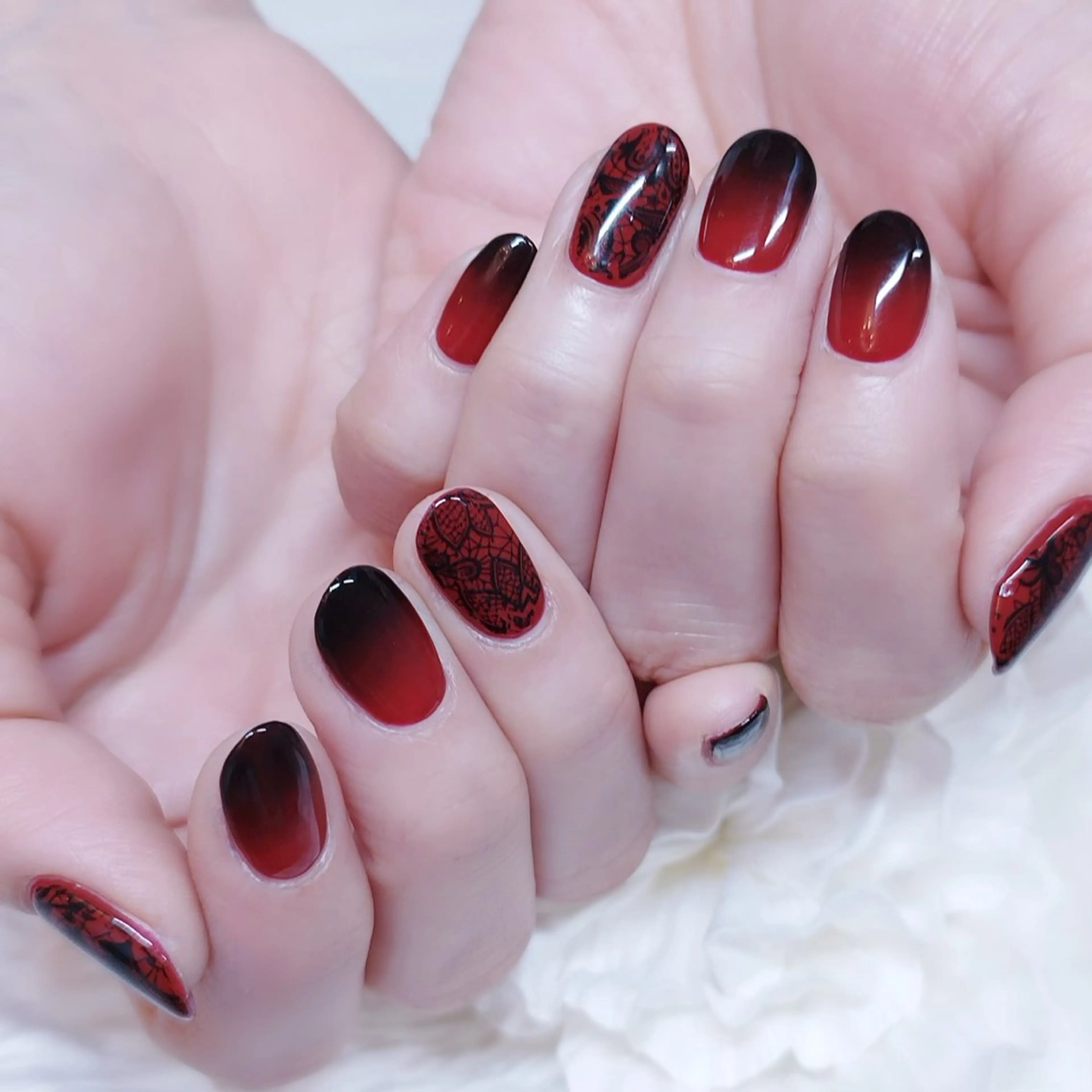 ネイル アートネイル ジェルネイル グラデーション ワンカラーネイル パラジェル kakehashi MIKIのネイルデザイン