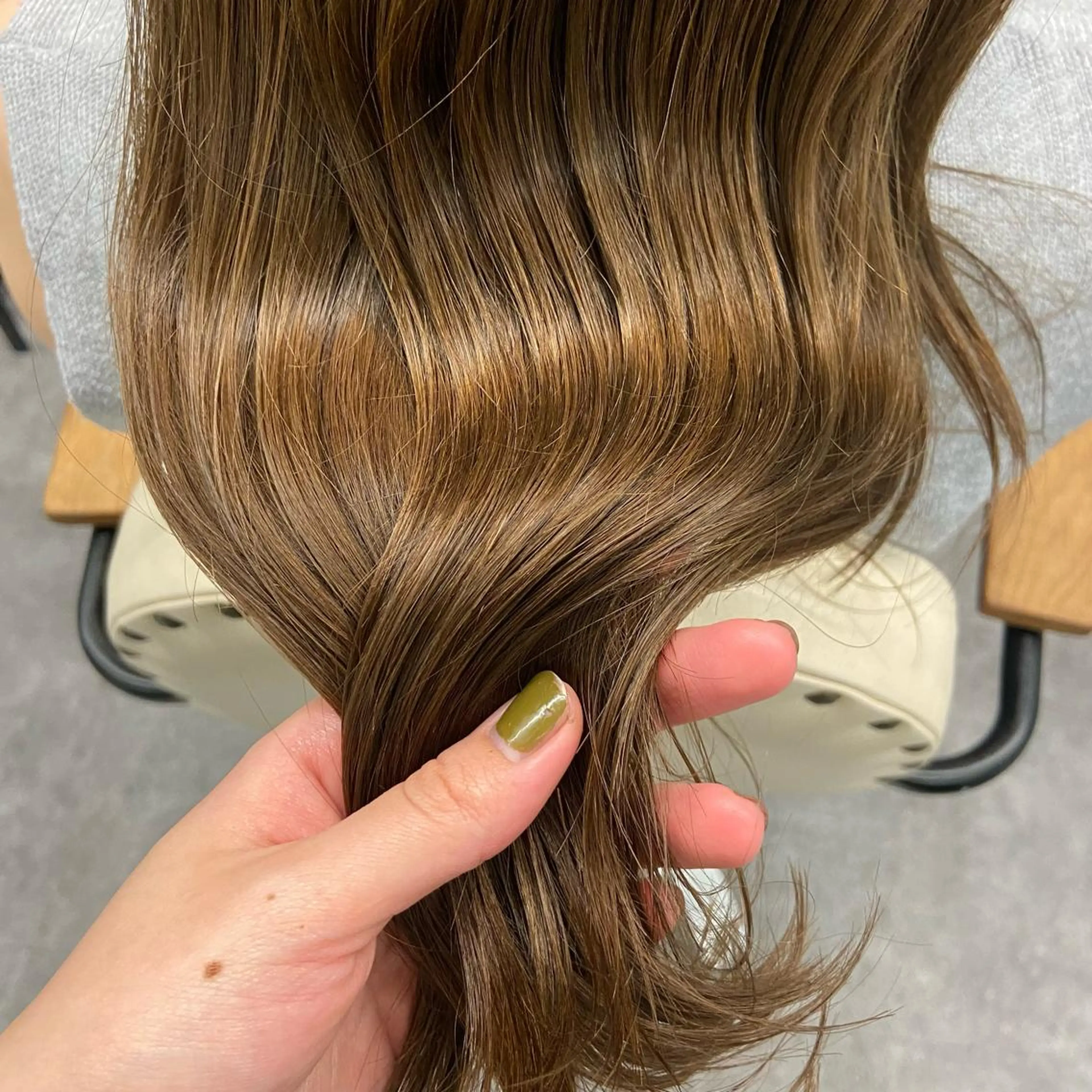 ロング カラー カット ヘアカラー トリートメント natsumi / N°ariaのヘアスタイル