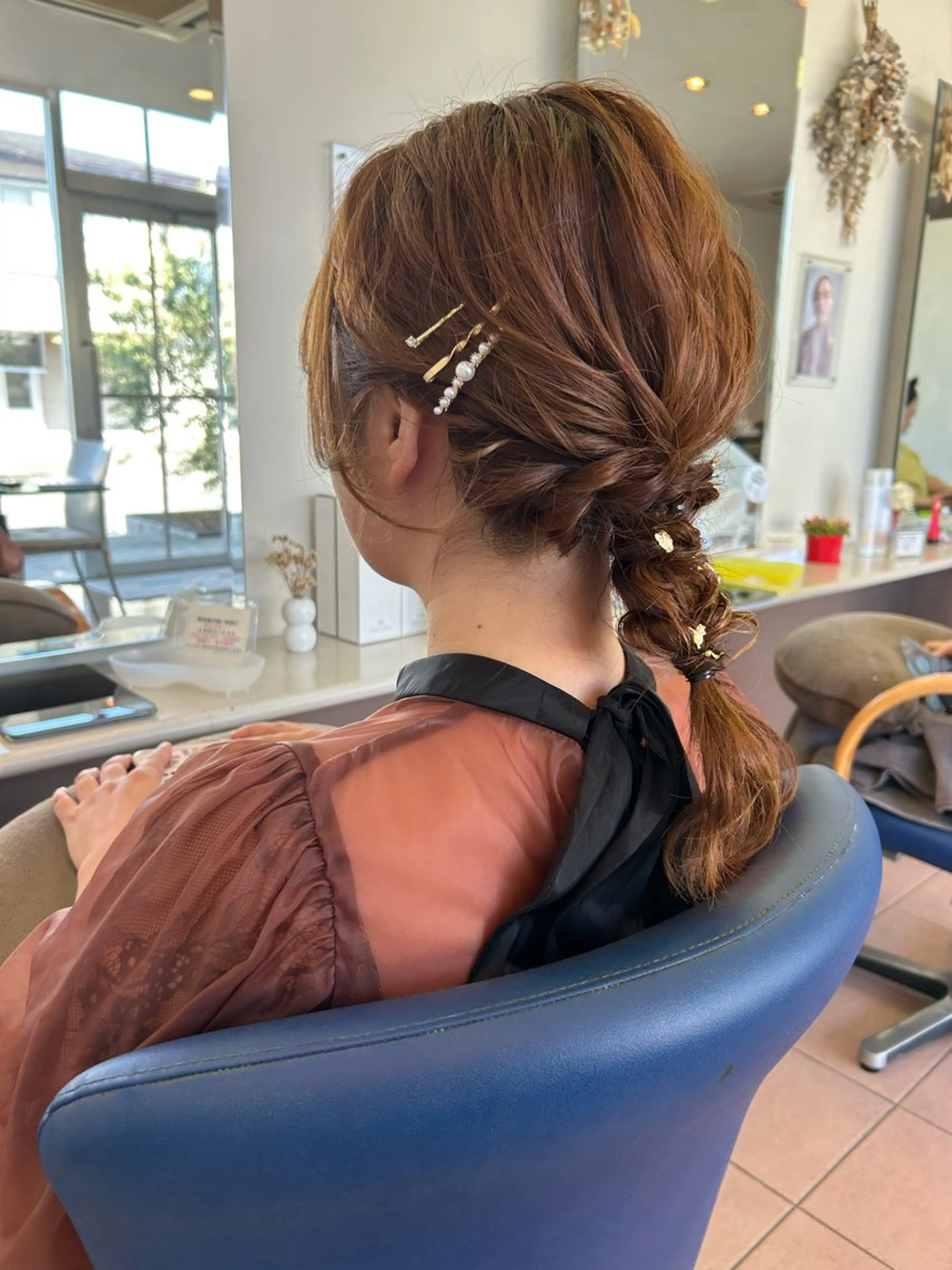 ヘアセットの写真