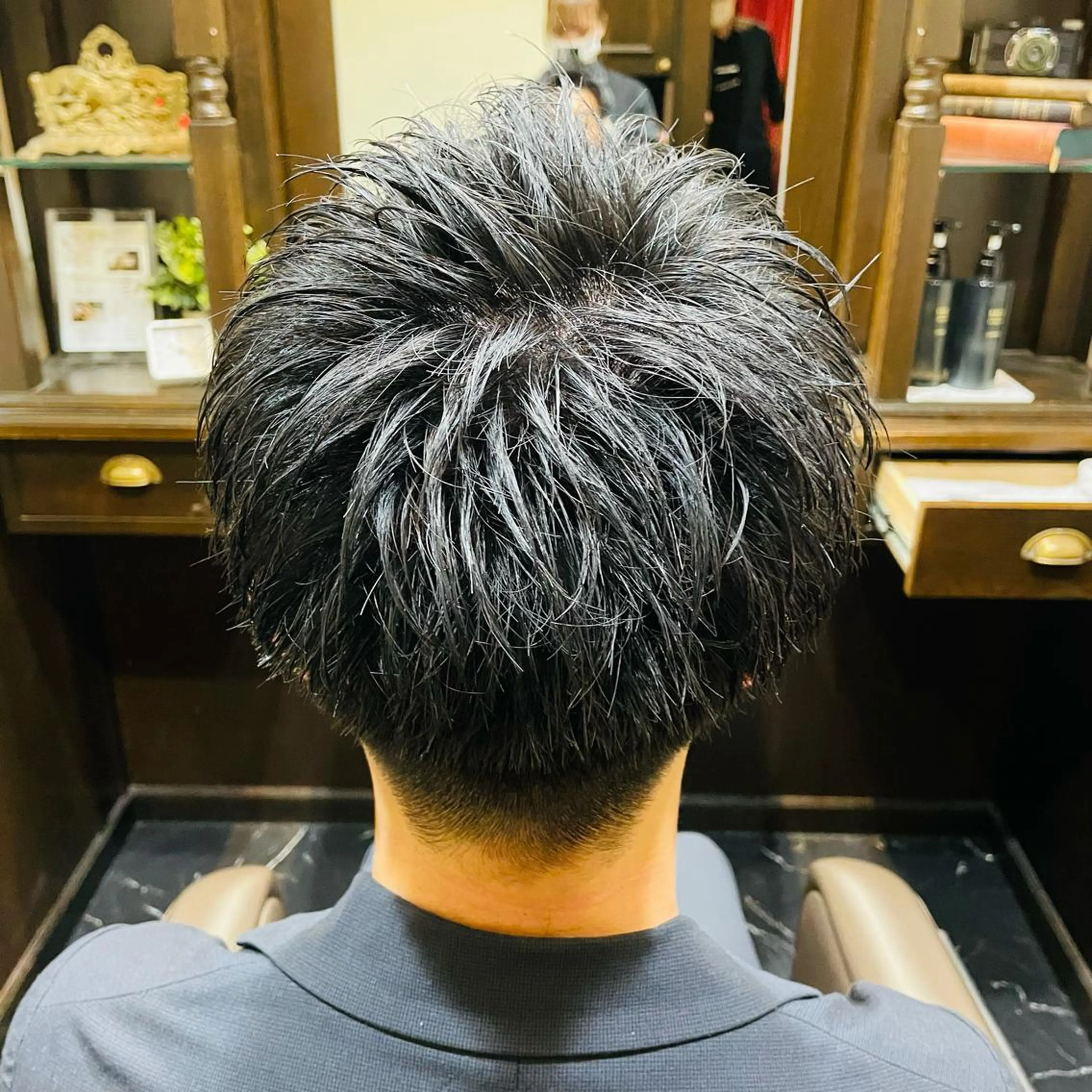 ショート メンズ premium barber表参道店所属・新田 梨乃のヘアスタイル