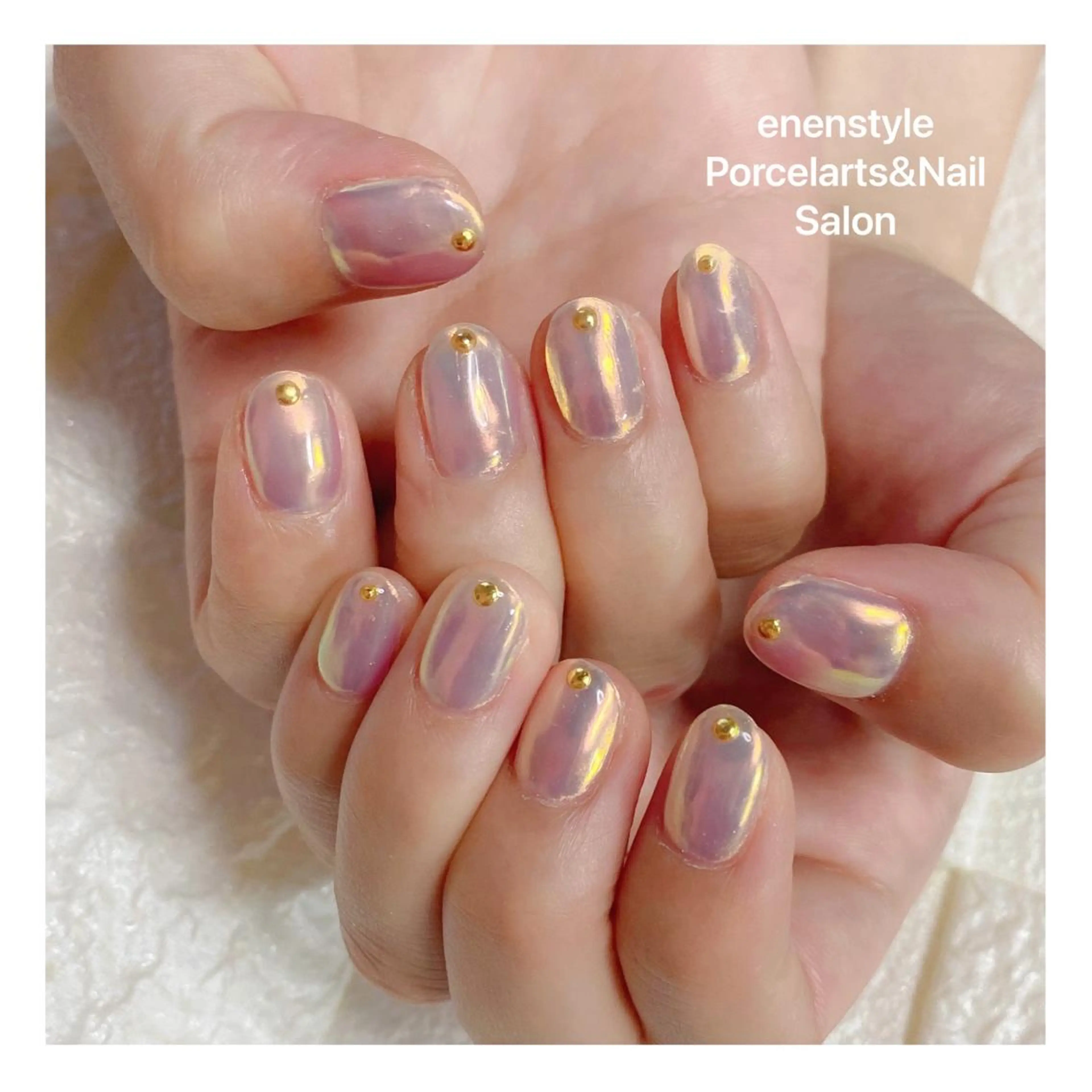 ミディアム ネイル ハンドネイル 👑enen style👑のネイルデザイン