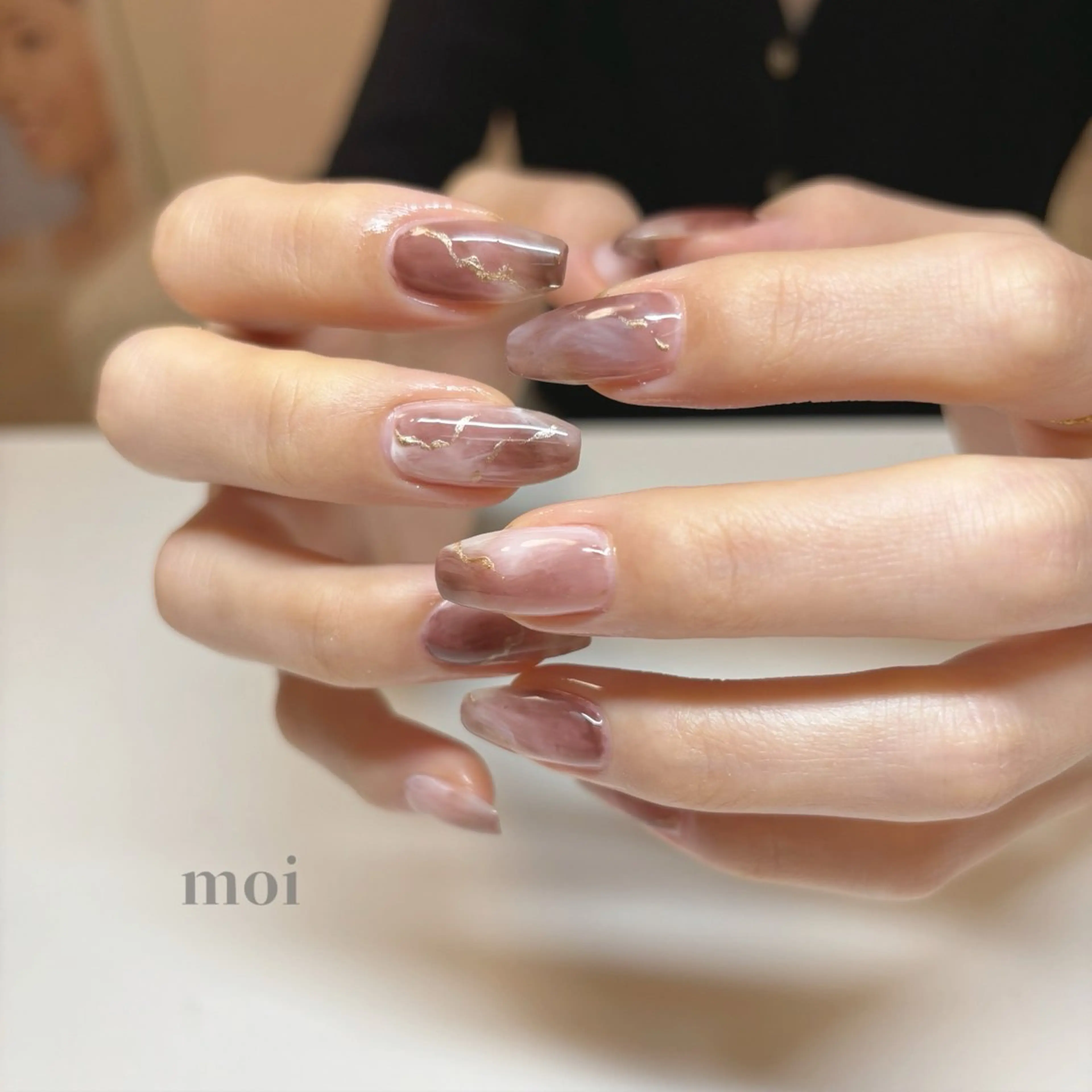 ネイル ハンドネイル moi nail ˙⋆.˚のネイルデザイン