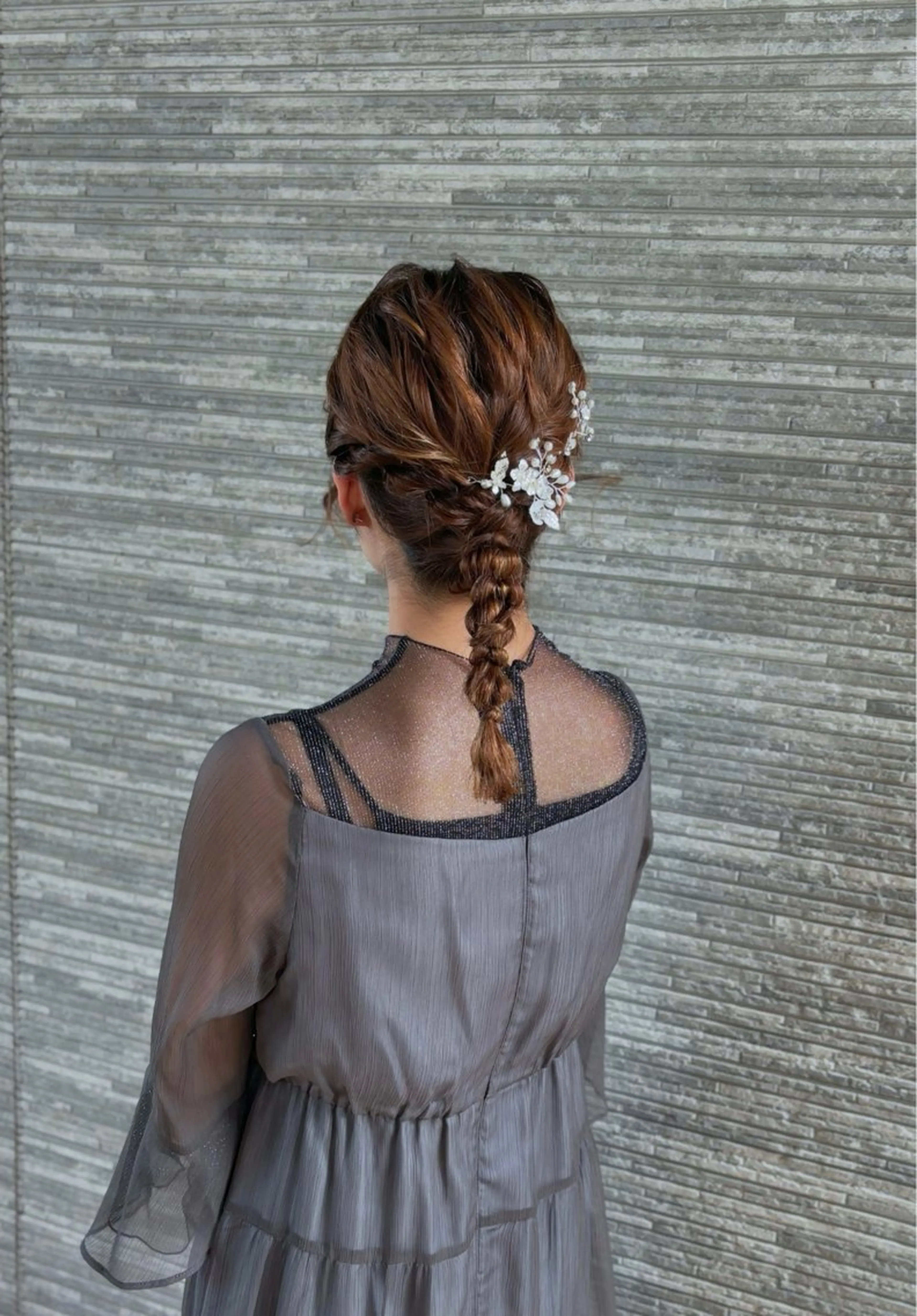 ミディアム ヘアアレンジ Wiz 四街道所属・たんの さゆのヘアスタイル