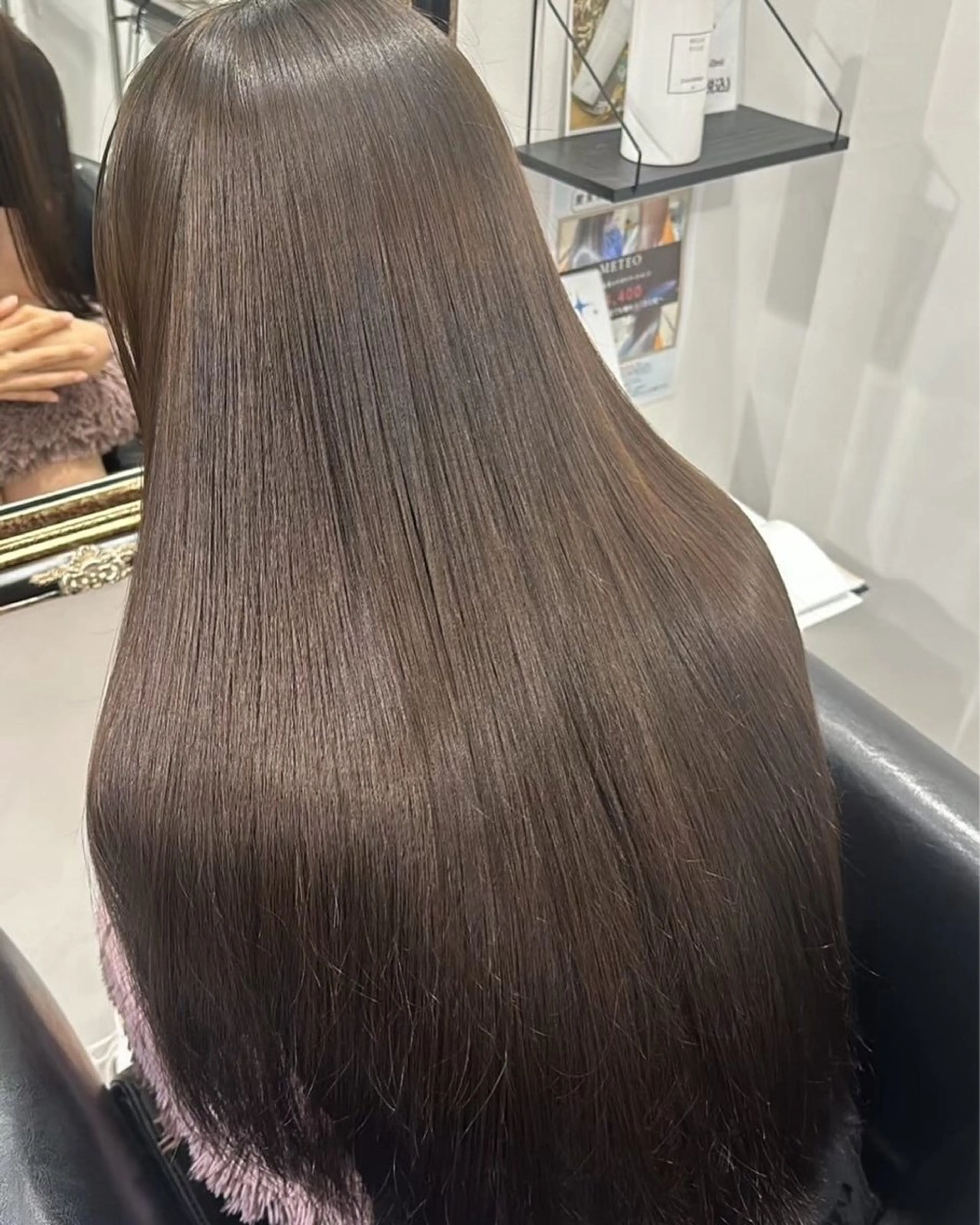 ロング 縮毛矯正 木村 紅愛のヘアスタイル