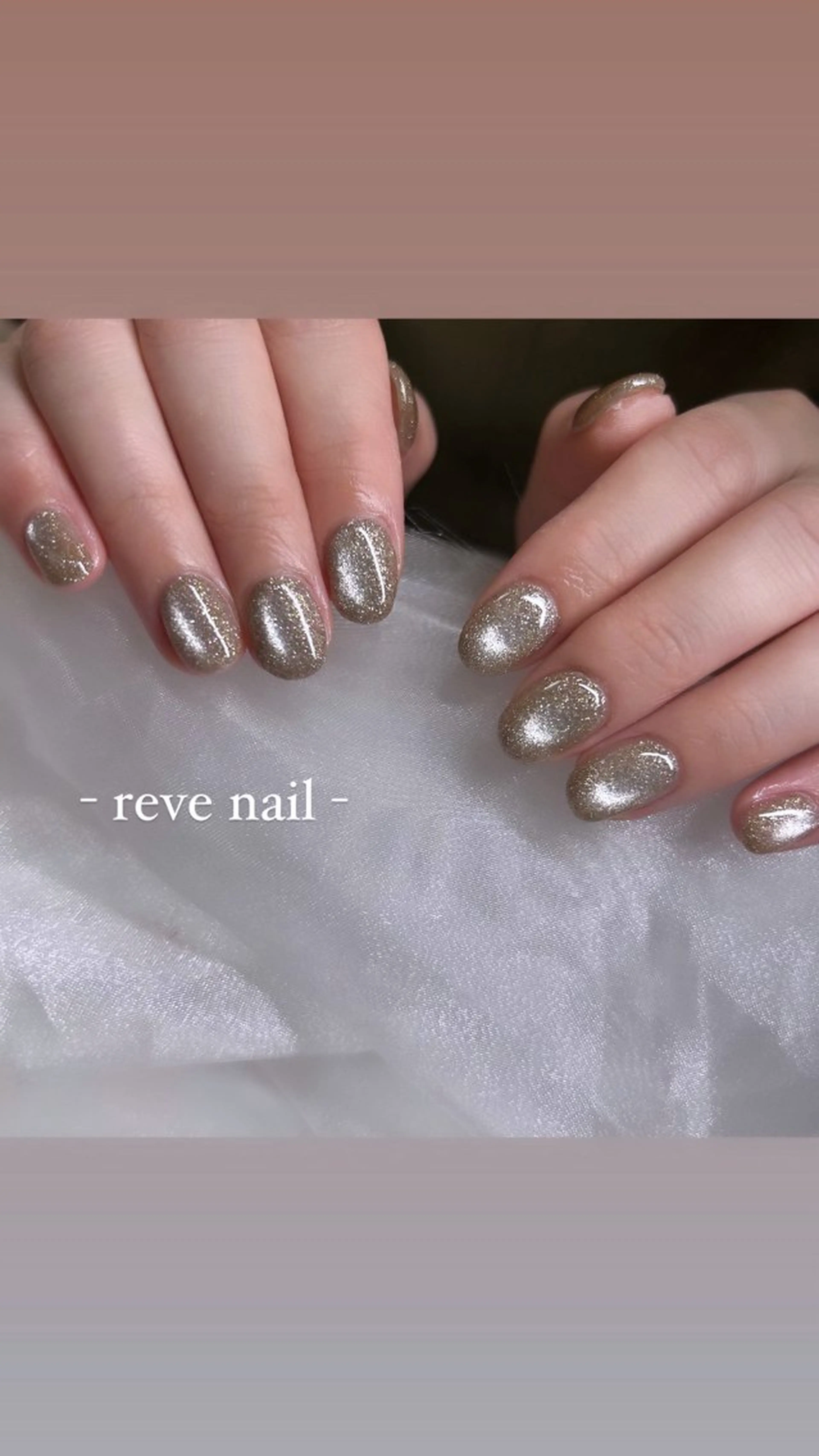 ネイル リボン ハンドネイル 門真市 三ツ島 reve nailのネイルデザイン