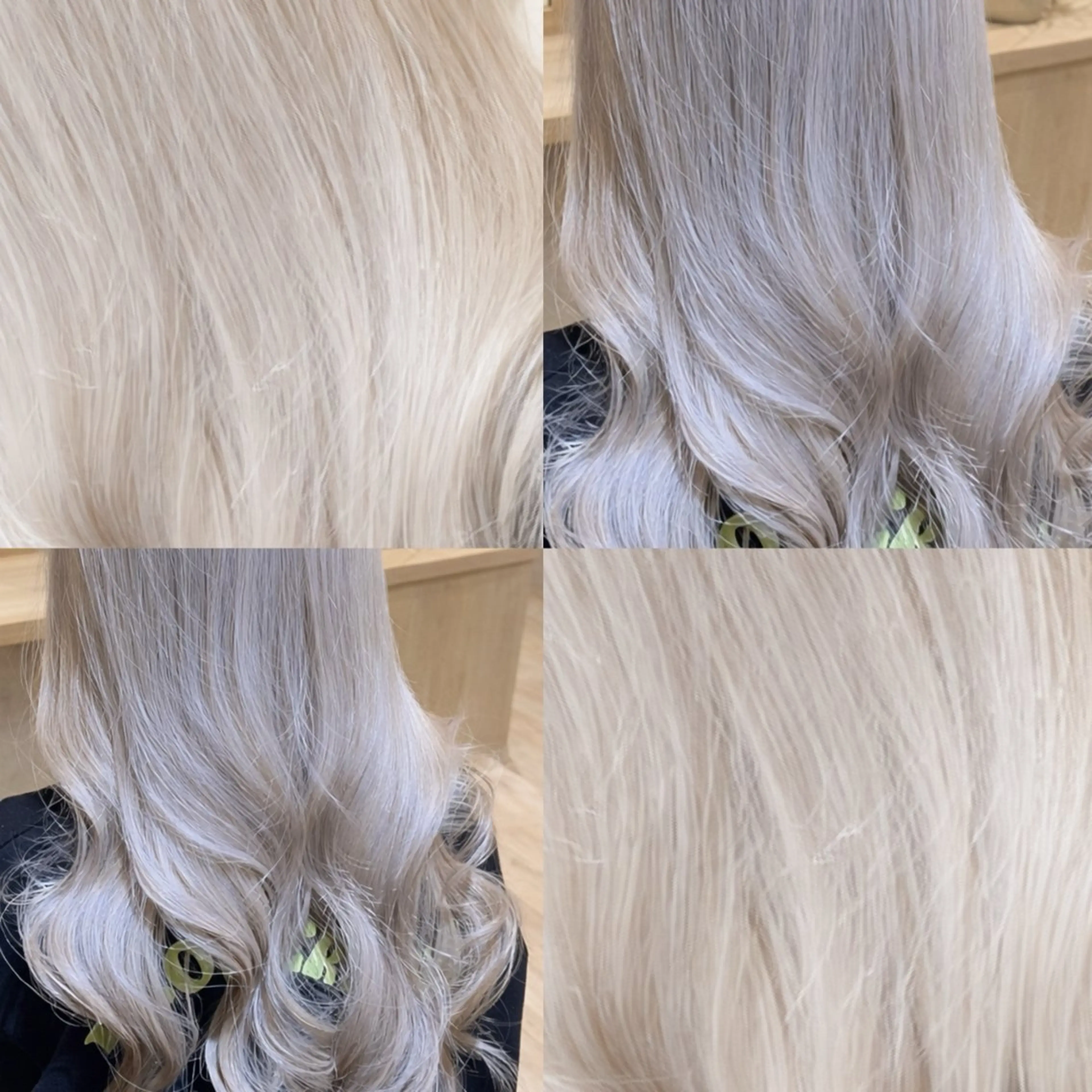 ロング カラー ベージュカラー ブリーチ ケアブリーチ 透明感カラー ダブルカラー ヘアカラー トリートメント 👑髪質改善wカラー /ハイトーン/アユカのヘアスタイル