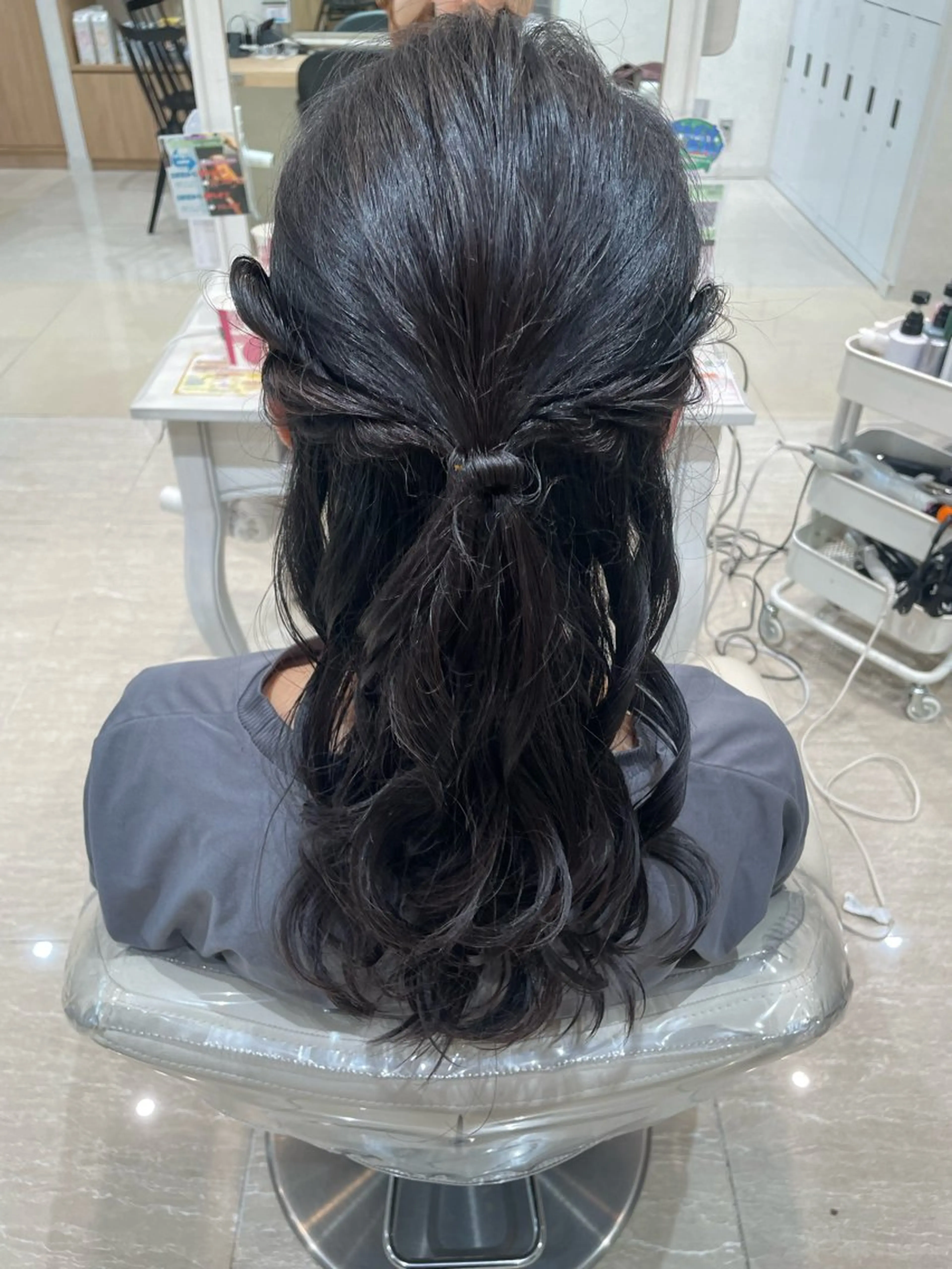 ロング ヘアセット レイヤー×ハイライト 🌷RINA🌷のヘアスタイル