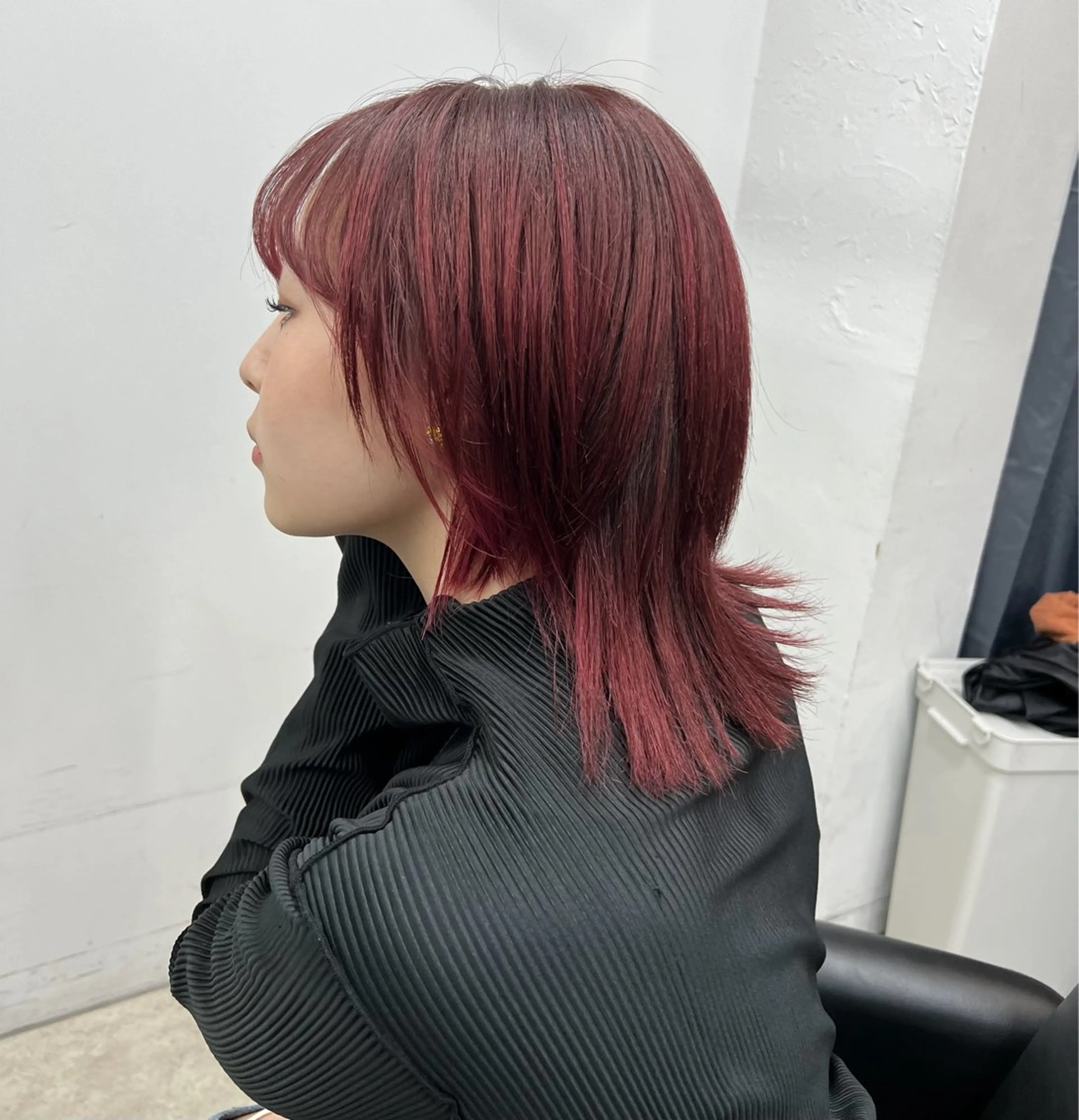 ミディアム ヘアカラー sunc所属・こはる/韓国🇰🇷 /レイヤー/カラー♡のヘアスタイル