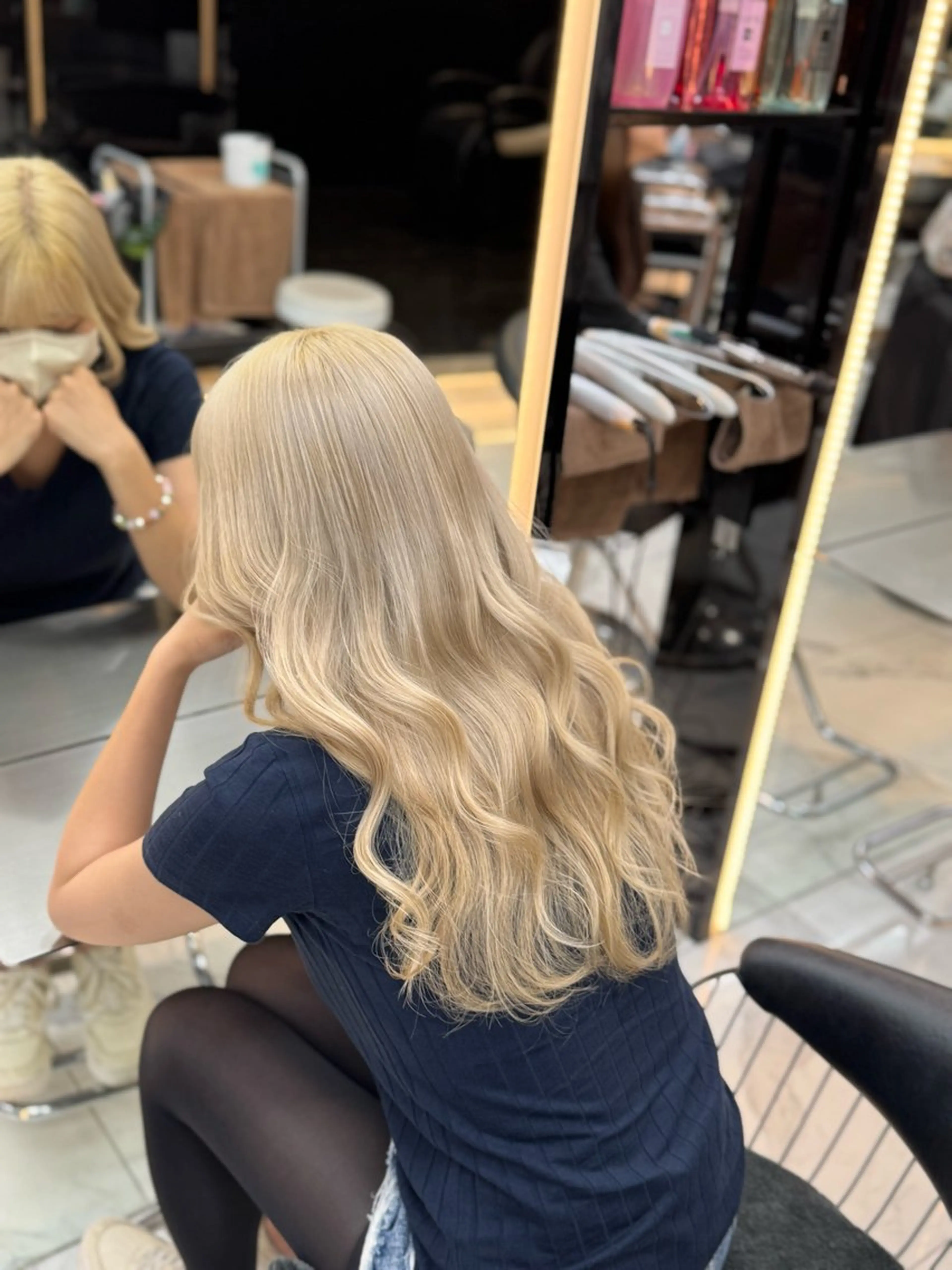 セミロング カラー Lapis渋谷本店 Rikoのヘアスタイル