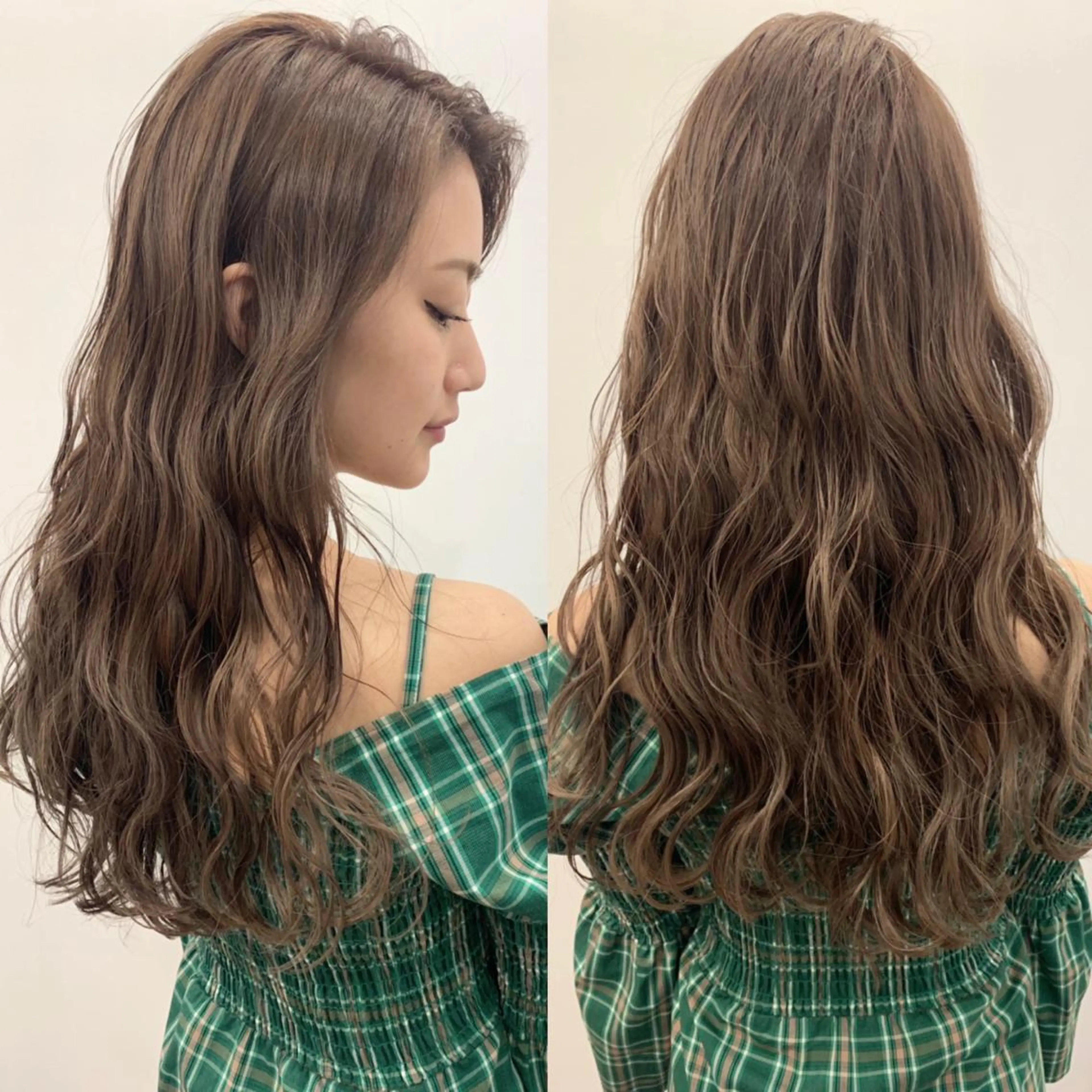 セミロング アッシュ 外国人風カラー レイヤーカット カット ヘアカラー ブリーチ＆カラーが 得意☀️望月宣雄☀️のヘアスタイル