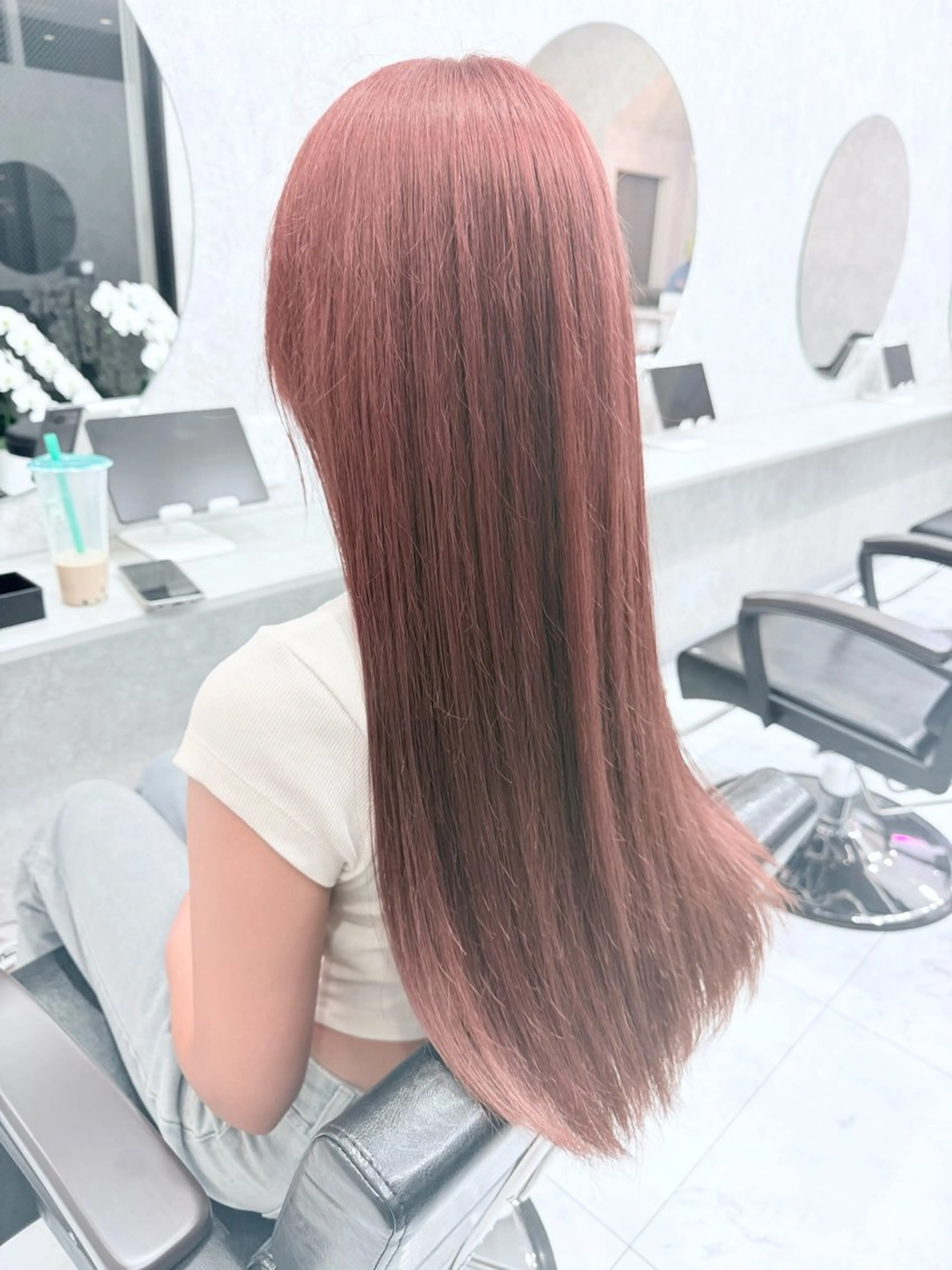 ロング カラー 🌺ハイトーン🌺 矢葺 なぎさ🌺🌺のヘアスタイル