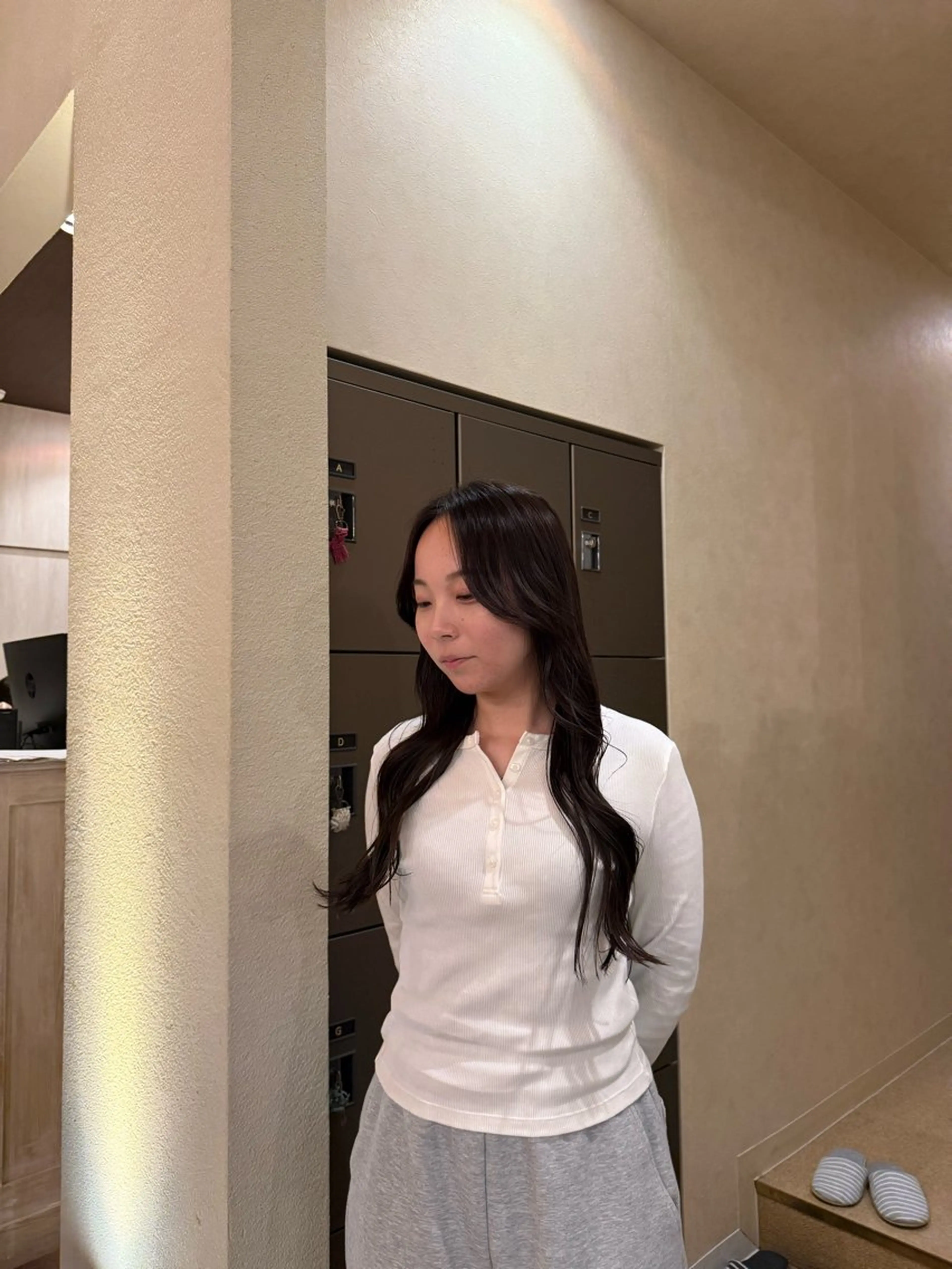 ロング カット ヘアカラー MAHAE 廣瀬のヘアスタイル