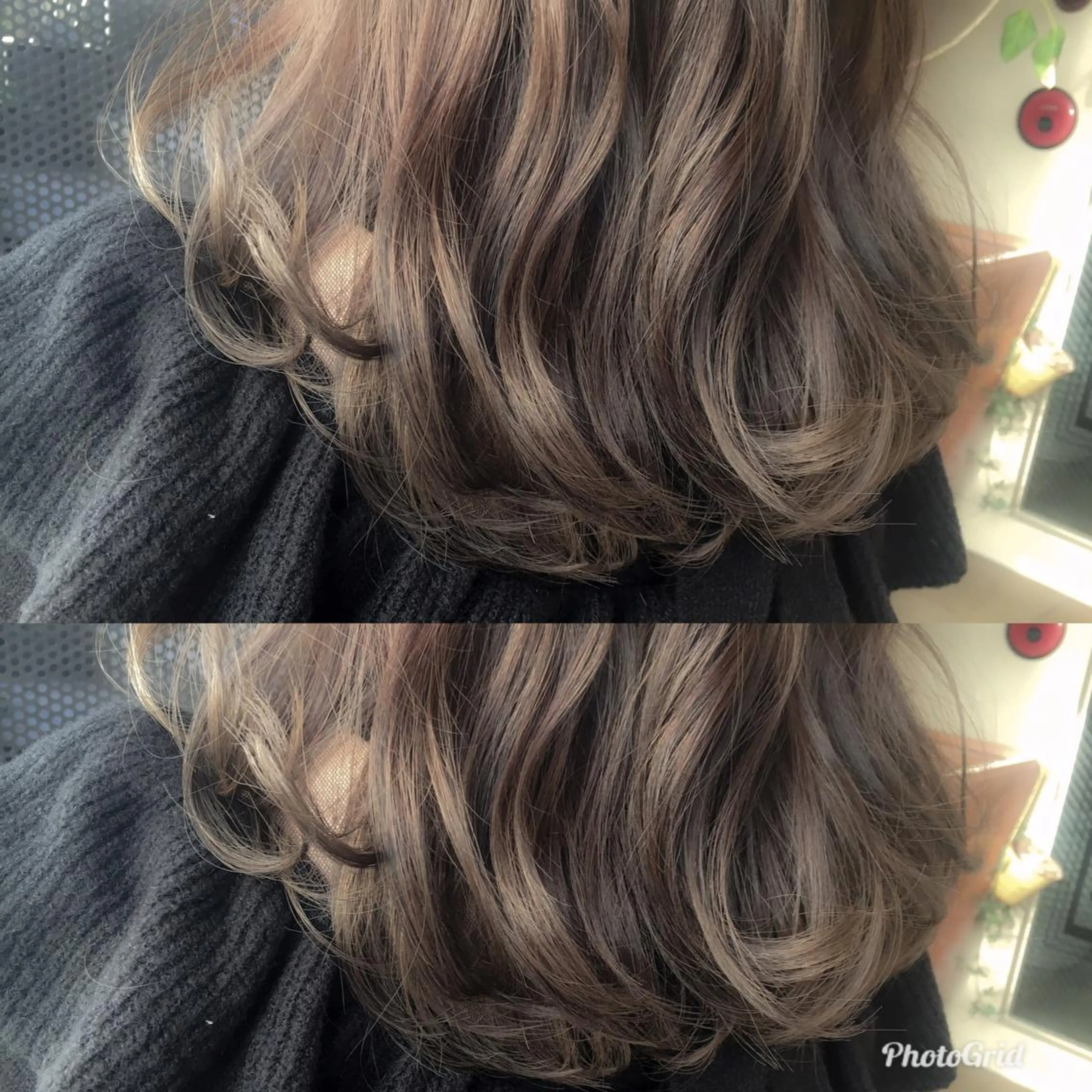 セミロング カラー ベージュカラー ミルクティーベージュ 北條 優輝のヘアスタイル