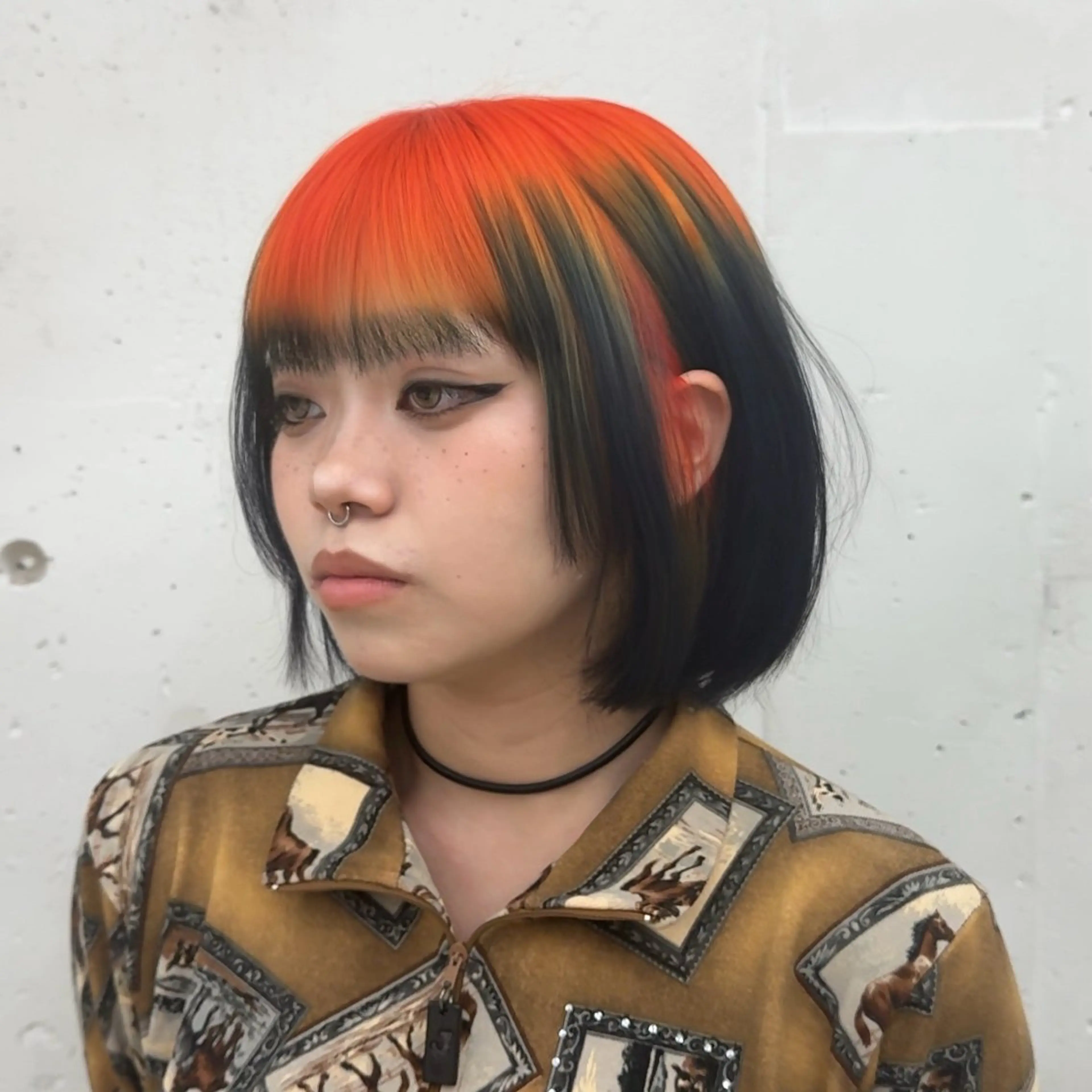 カラー ブロンド ブルーカラー オレンジ ヘアカラー 期間限定クーポンあり マオ🩵の眉毛・アイブロウイメージ