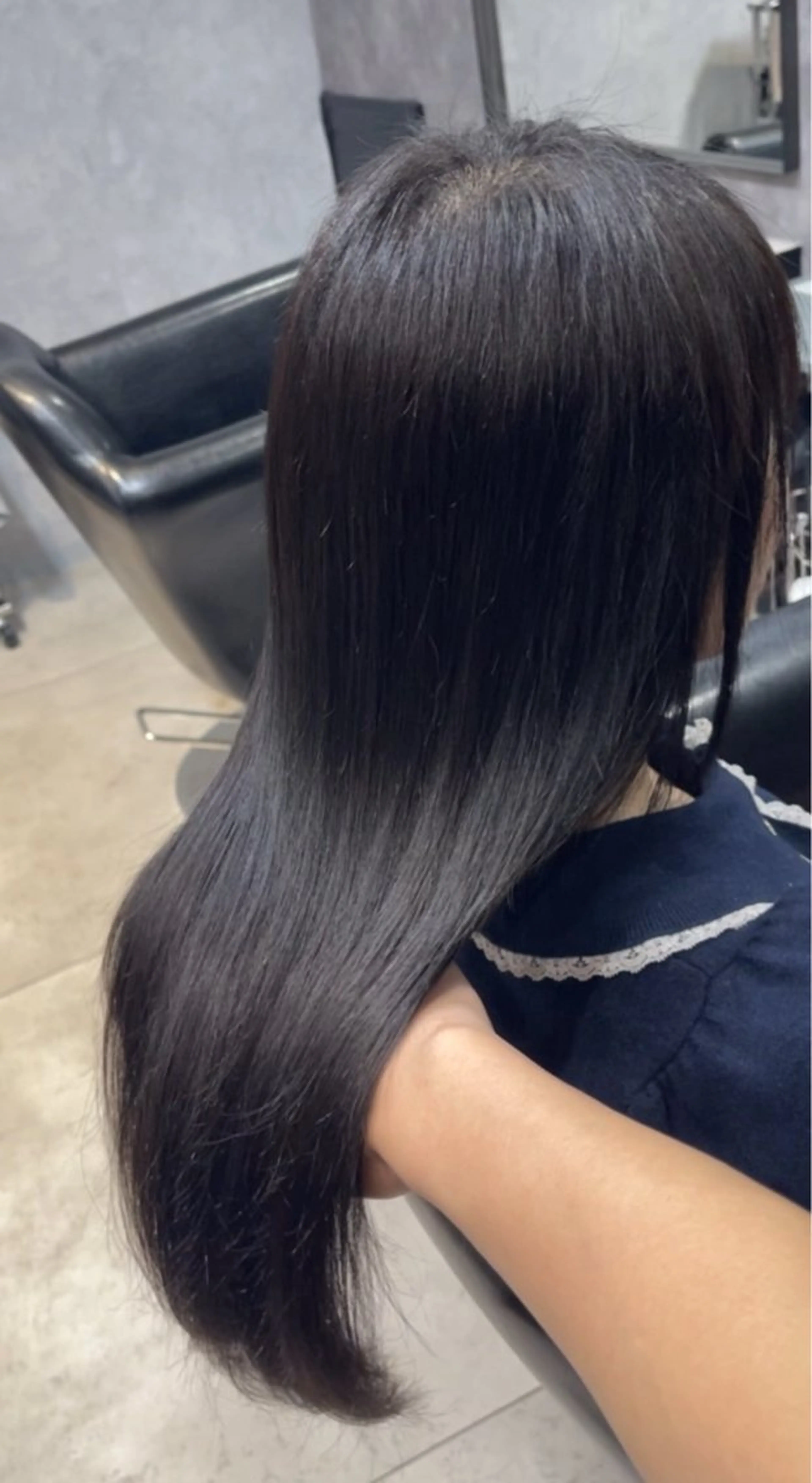 セミロング プルエクステ エクステ 韓国風ヘア レイヤーカット 原宿/表参道/ プルエクステ/そらのヘアスタイル