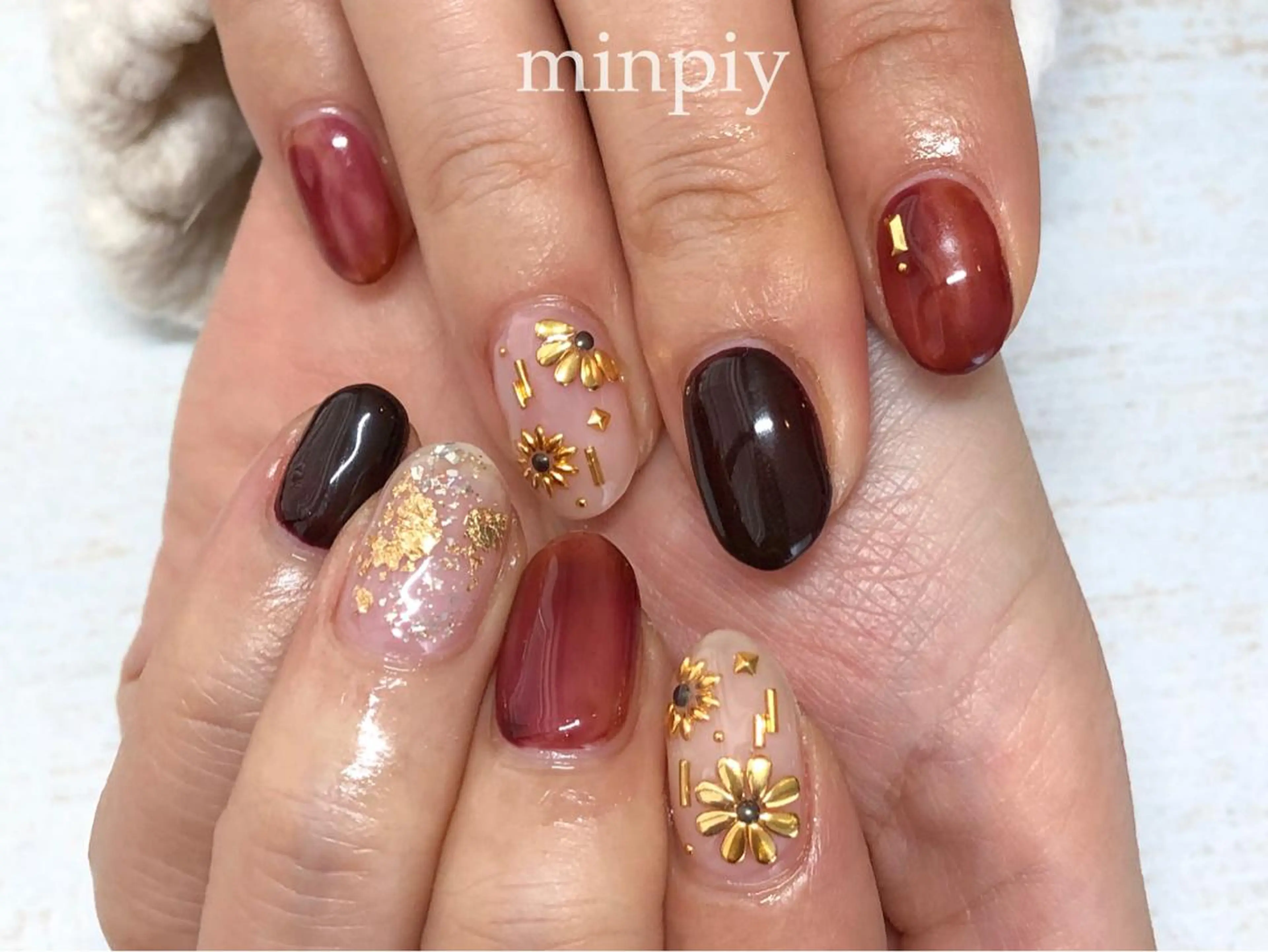 ネイル 𖡼 yumenoのネイルデザイン