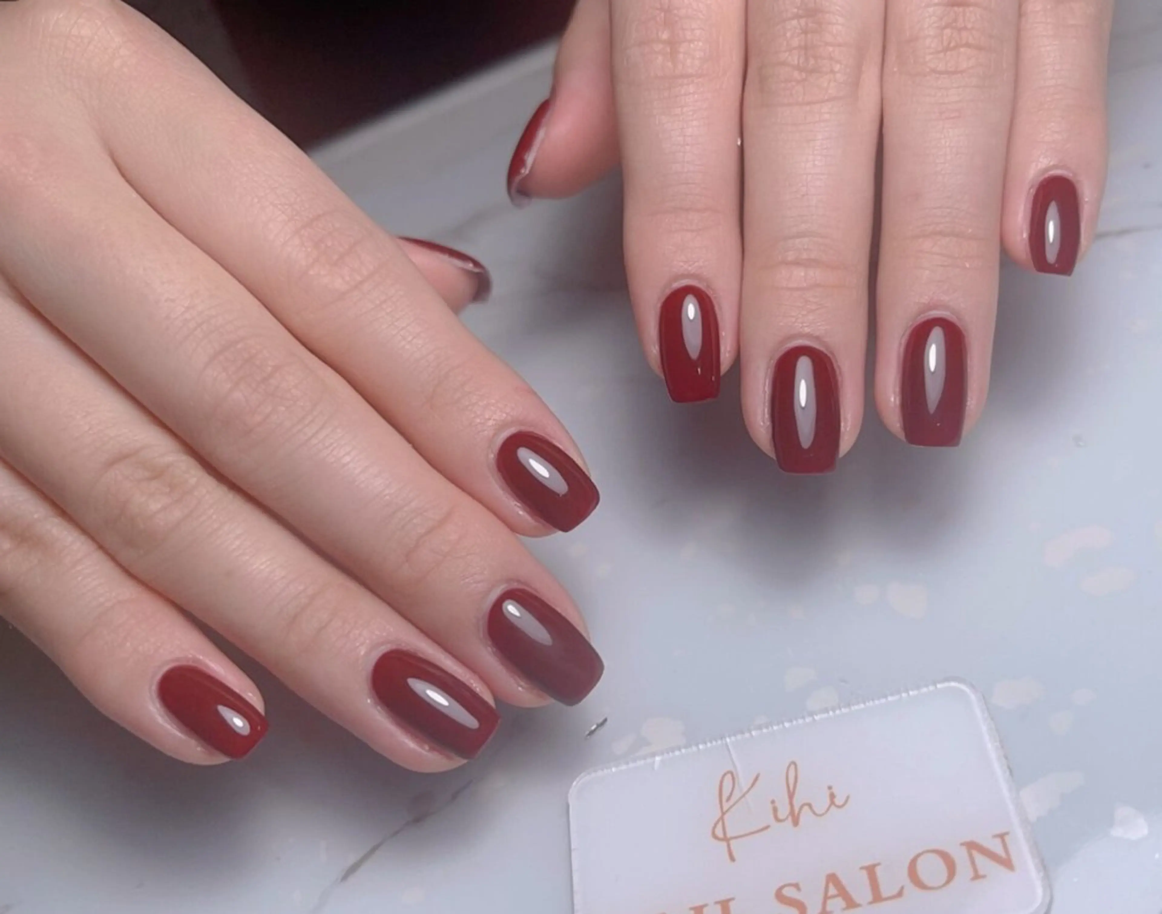 ネイル アートネイル フレンチネイル ジェルネイル グラデーション 韓国ネイル 村中 ハナのネイルデザイン