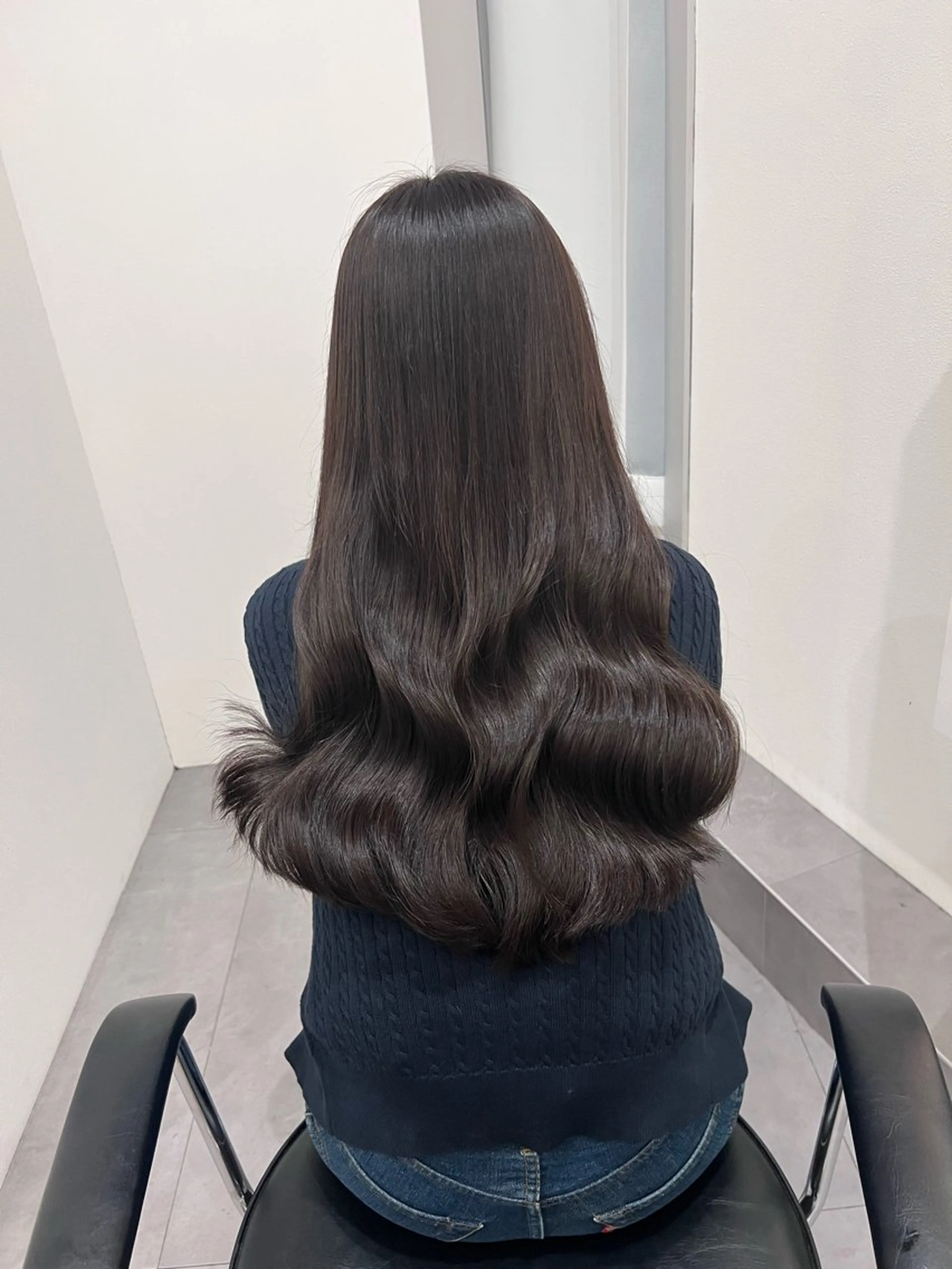 ロング ヘアカラー トリートメント しゅういち/赤み消し カラー特化のヘアスタイル