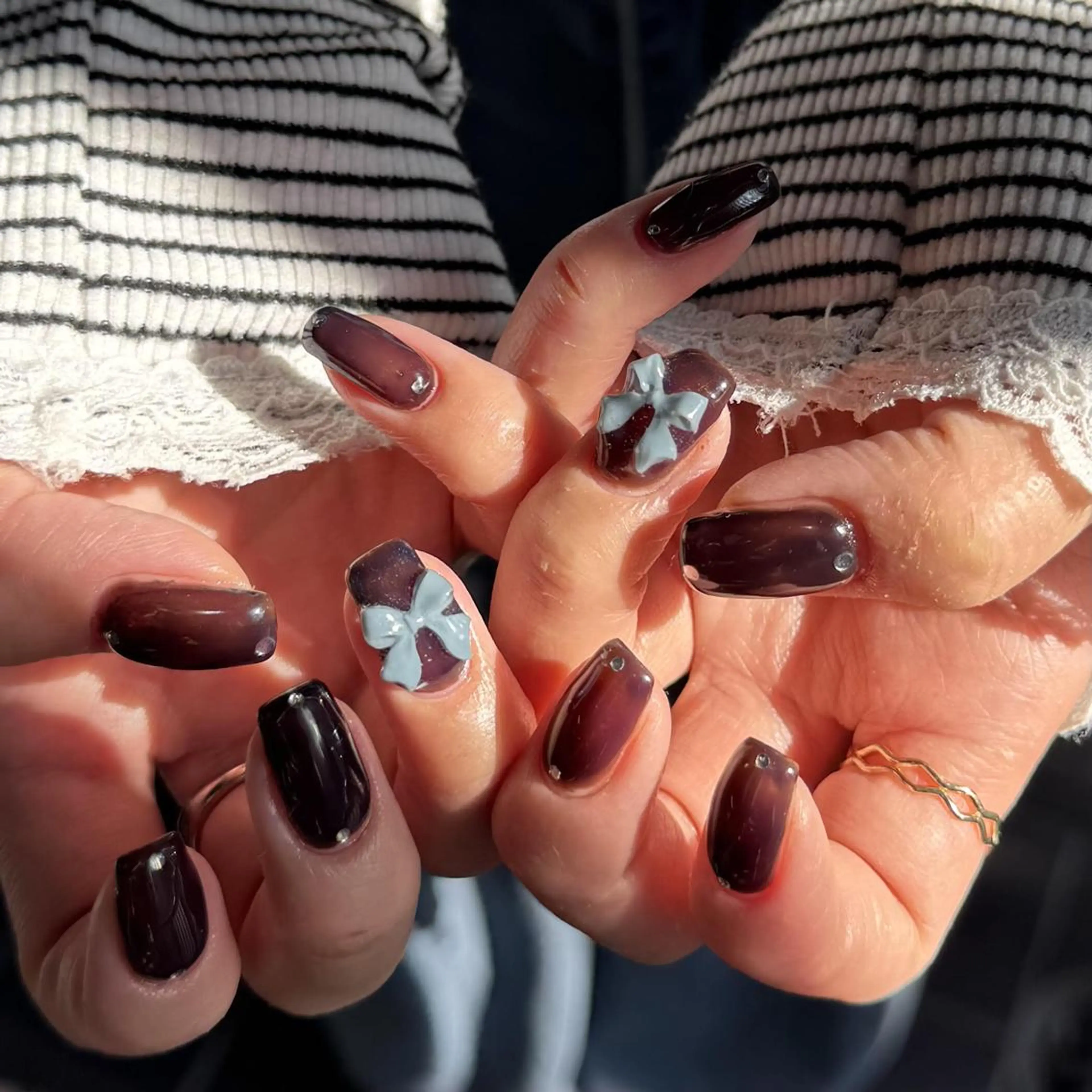 🍎期間限定🍎　ワンカラー＋パーツ💫の写真