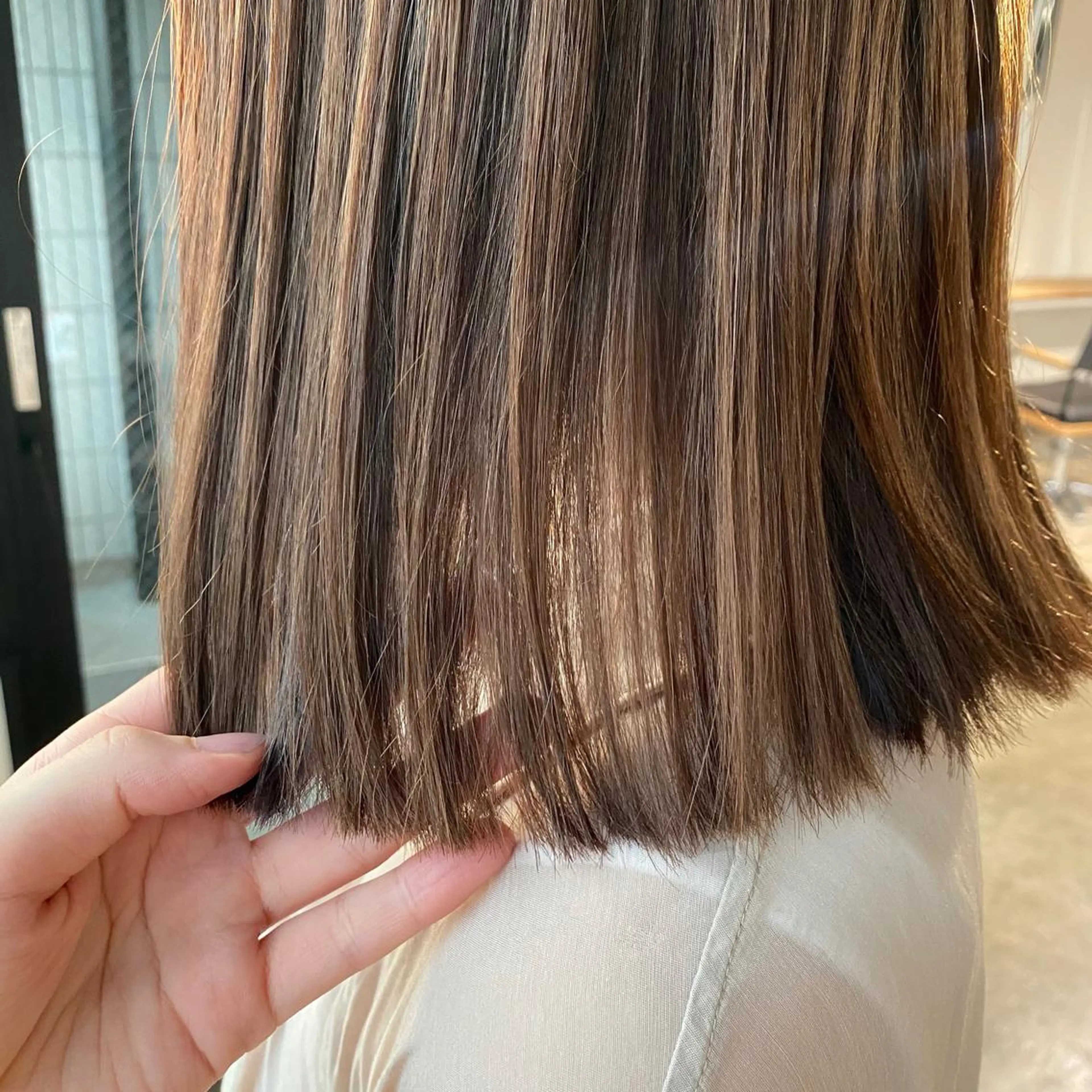 ミディアム カラー 🌼透明感艶カラー オリーブ🌼河村咲のヘアスタイル