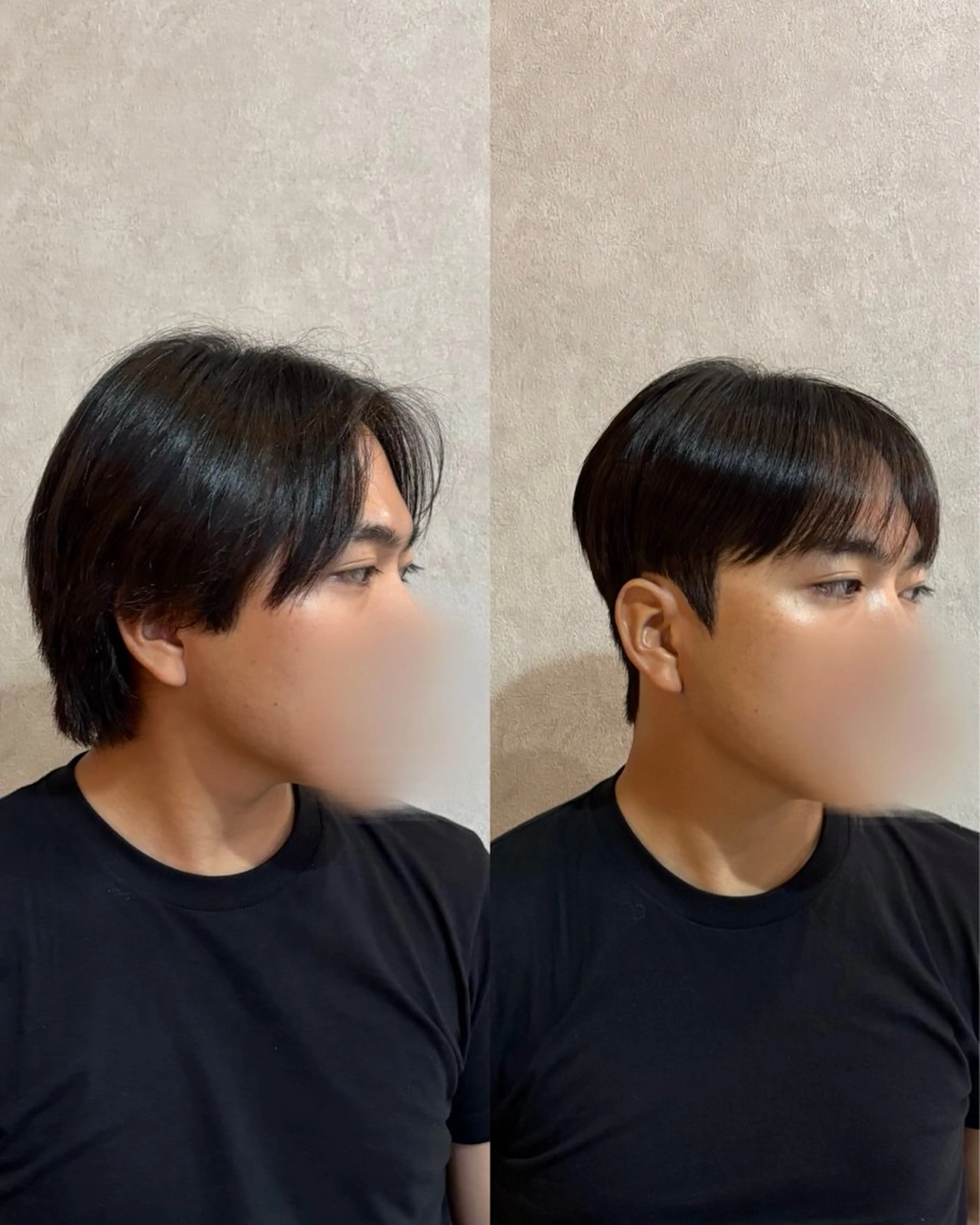 ショート パーマ メンズ カット パーマ 縮毛矯正 韓国メンズヘア/ ダウンパーマ/歩夢のヘアスタイル