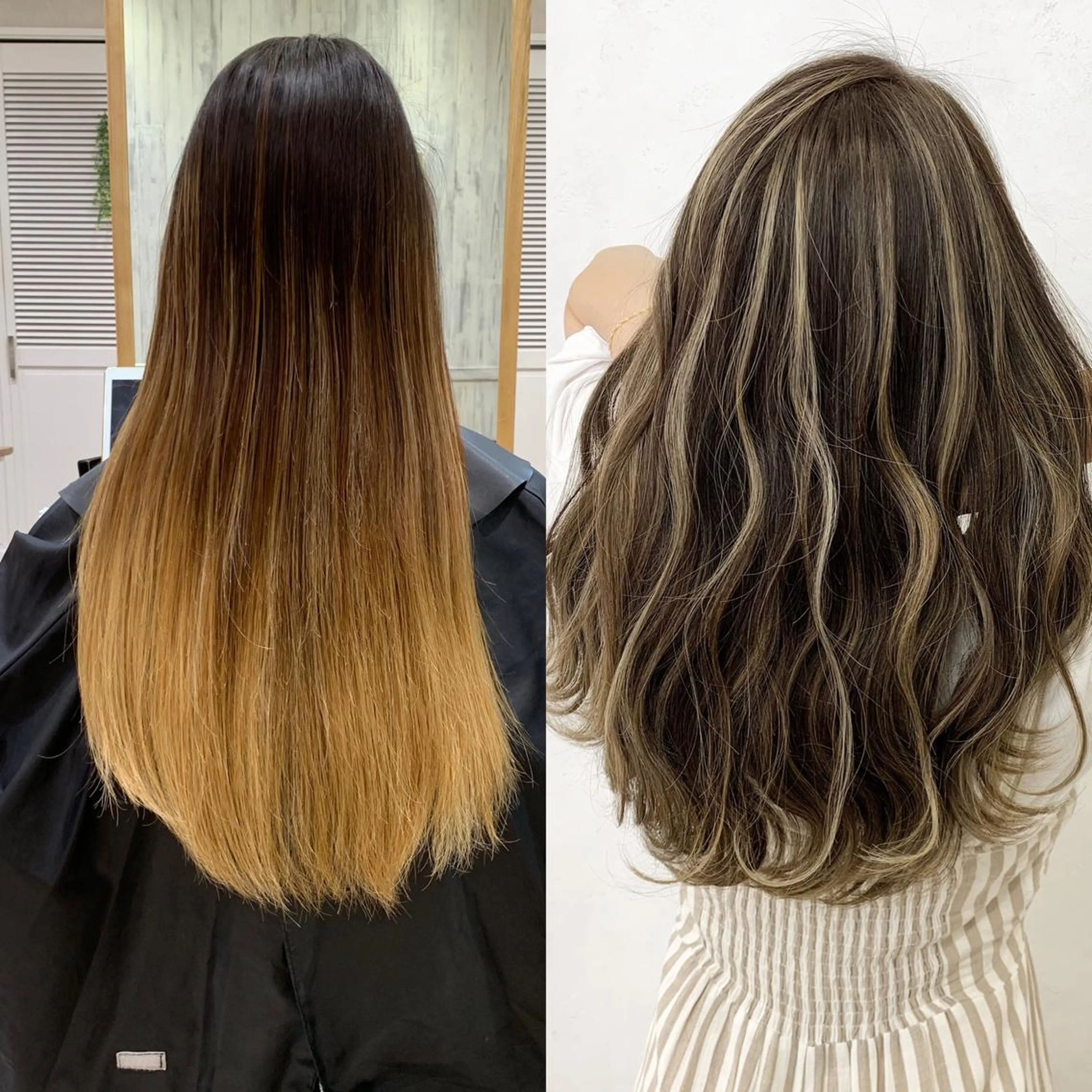 ロング カラー ヘアアレンジ ハイライトカラー ハイライト ヘアカラー TATSUYA アートディレクターのヘアスタイル