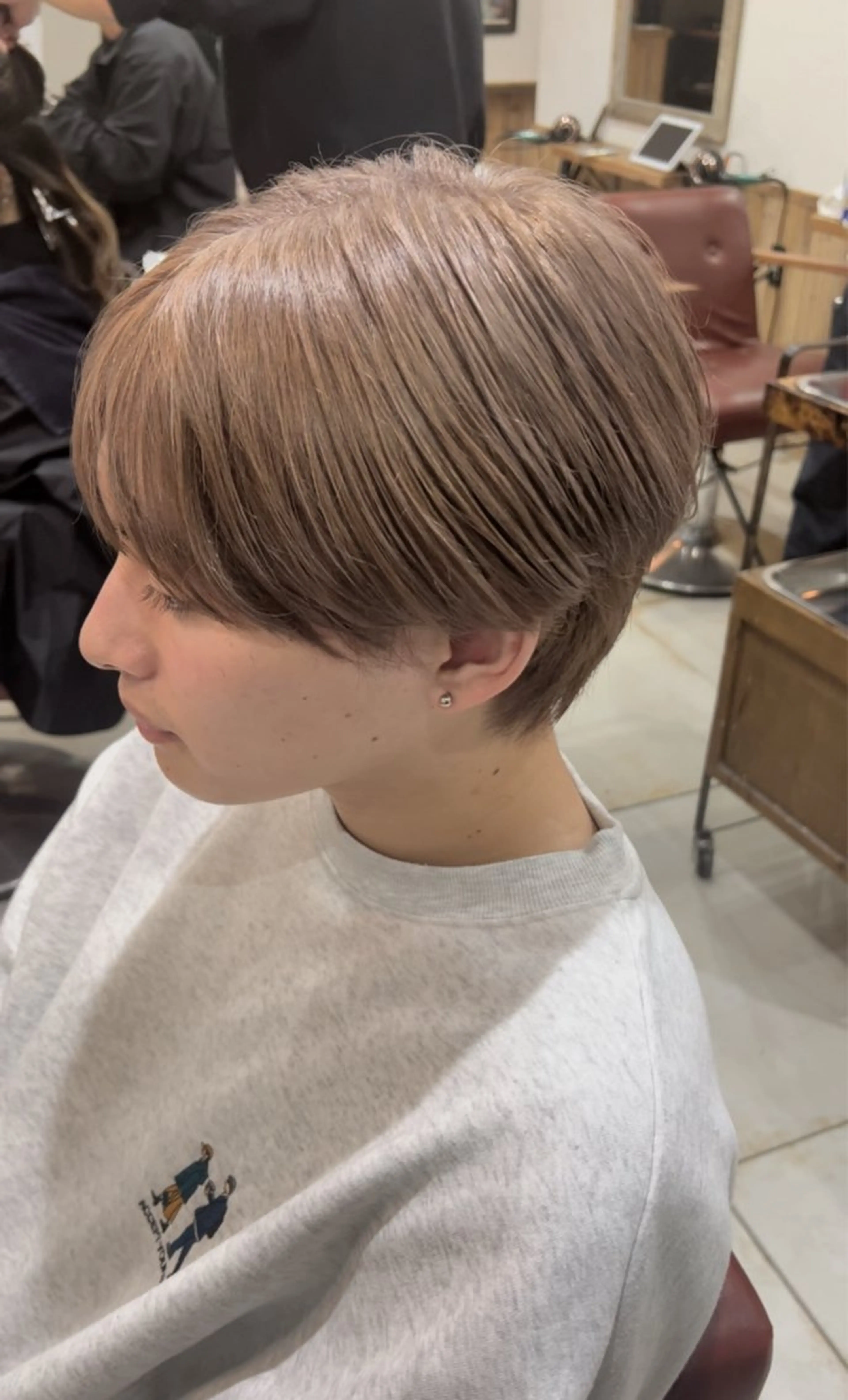 ショート カット ヘアカラー トリートメント hair  design Norm所属・ハイライトバレイヤー ジュ🎨川村聖吾🎨のヘアスタイル