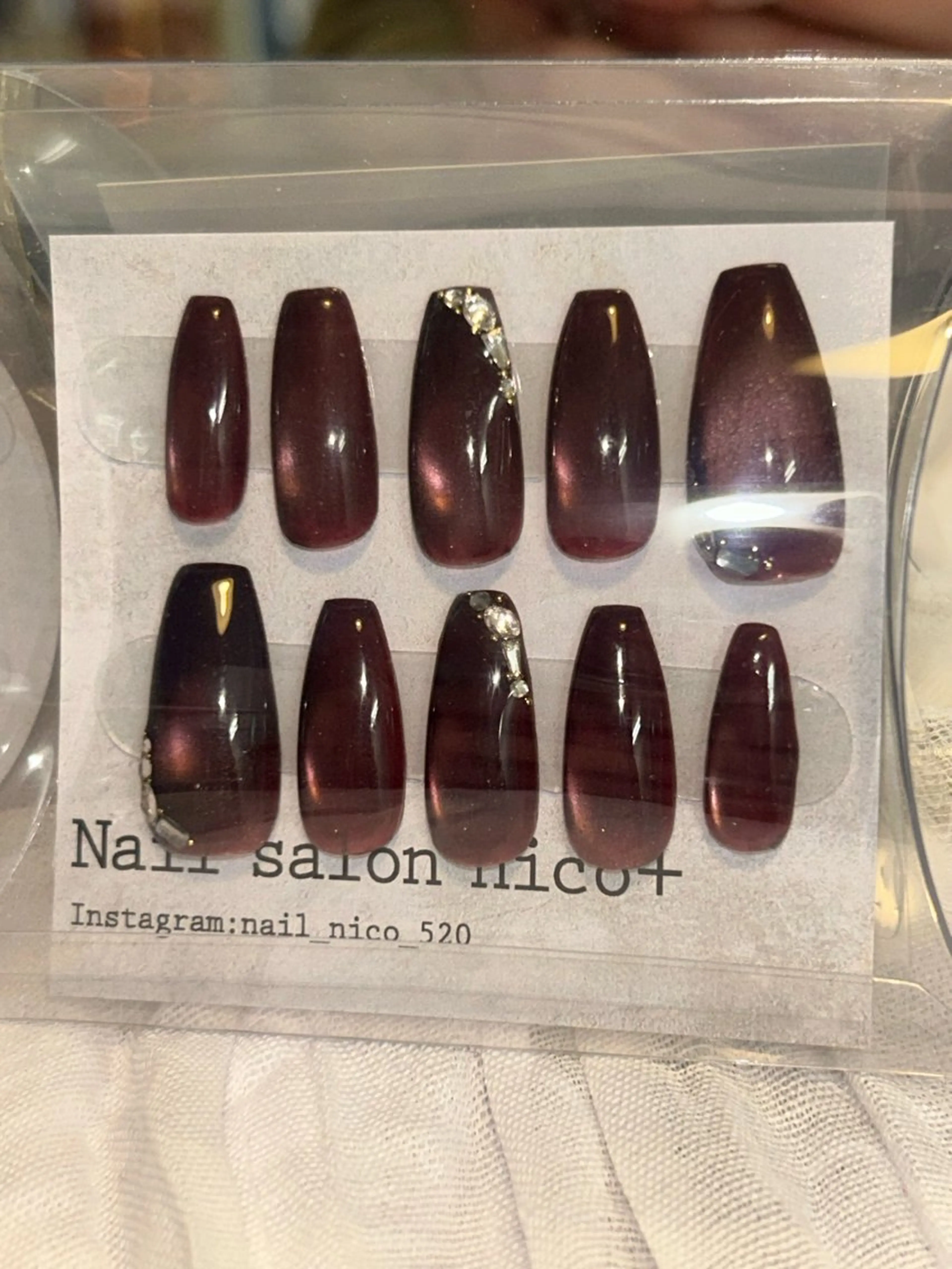 ネイル ネイルチップ ハンドネイル nico +所属・nico + 鷲野のネイルデザイン