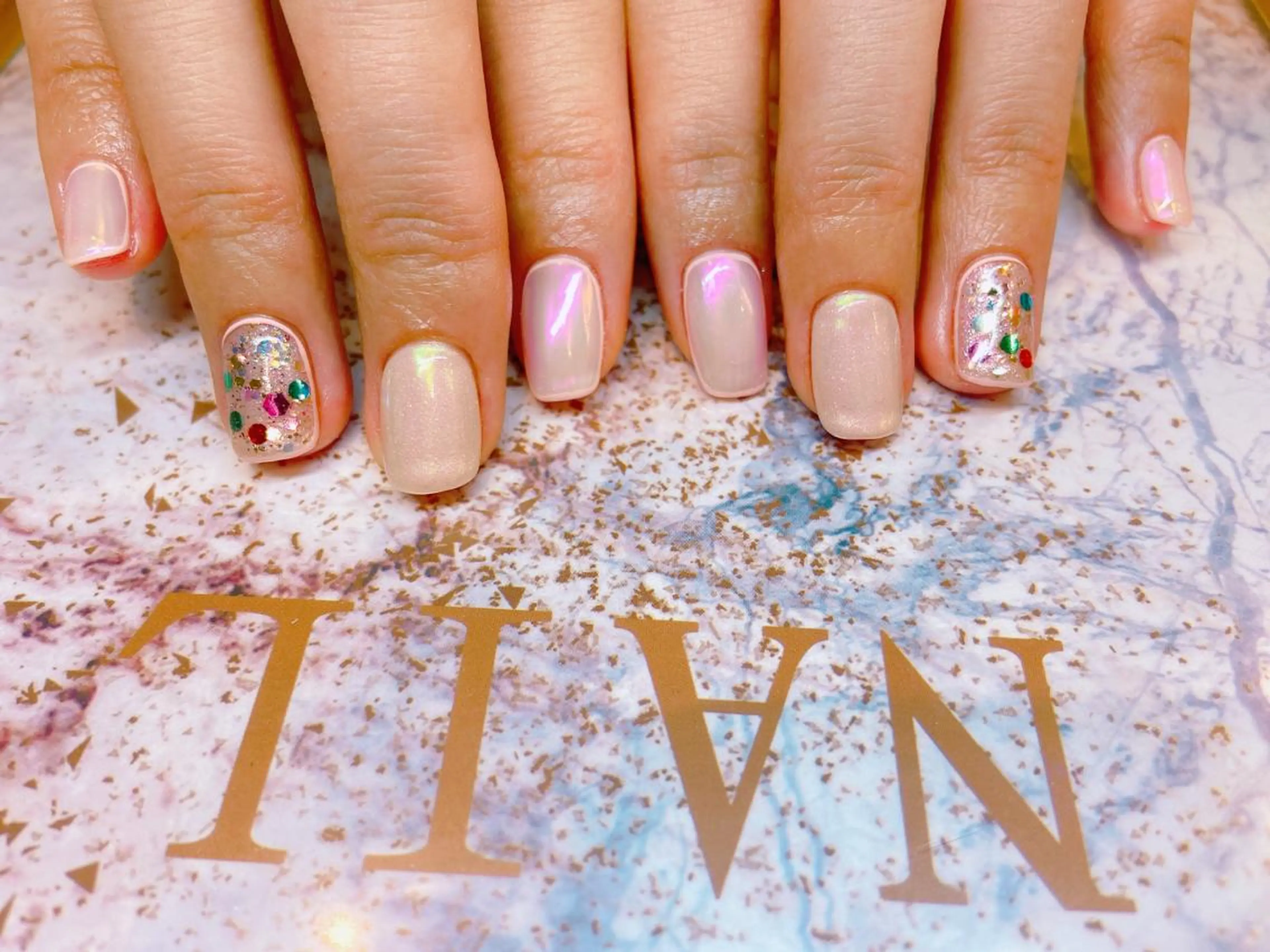 ネイル 長さだし専門店 M2　rikaのネイルデザイン