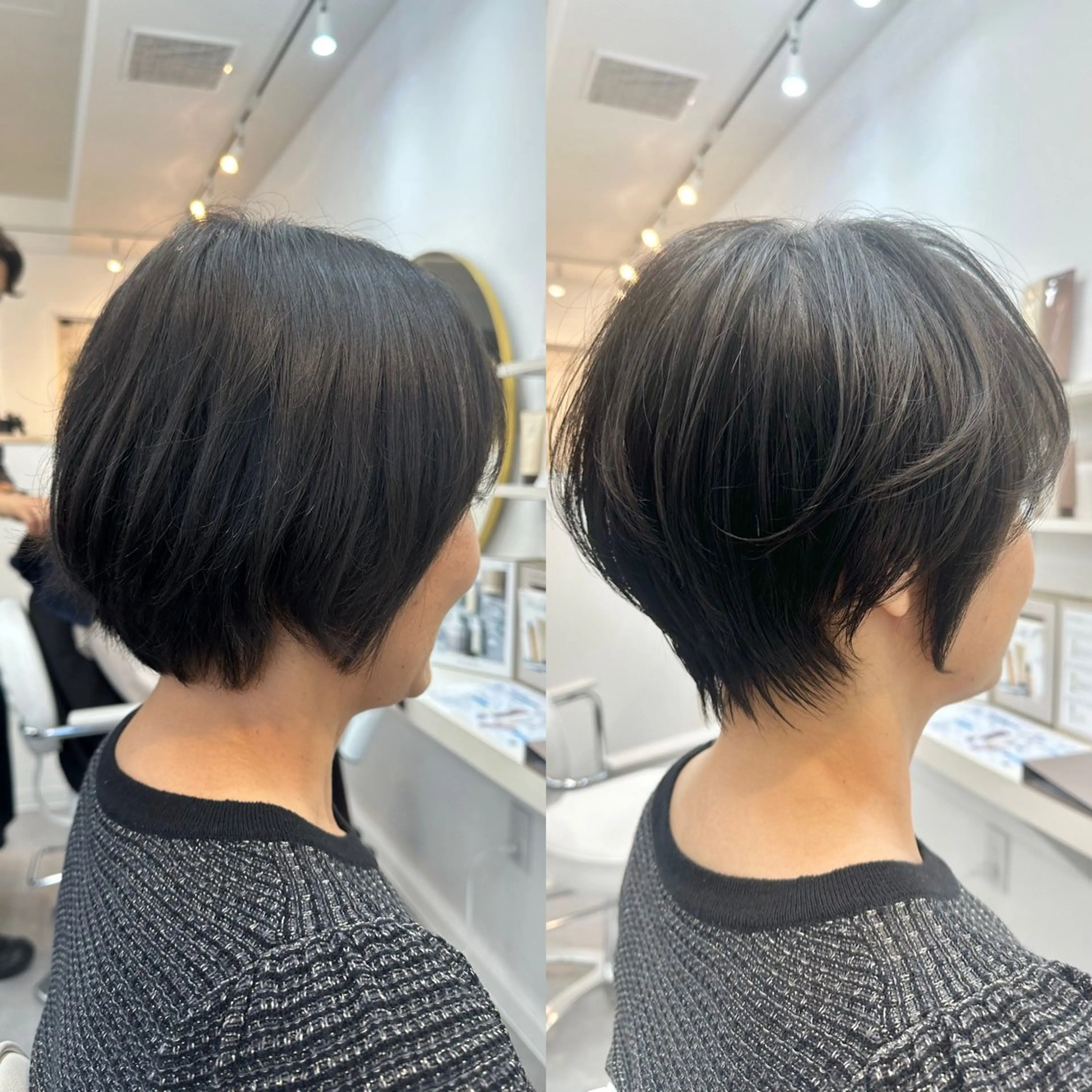 ショート カラー パーマ ⭐️小顔ショート⭐️ 大鷲拓海のヘアスタイル
