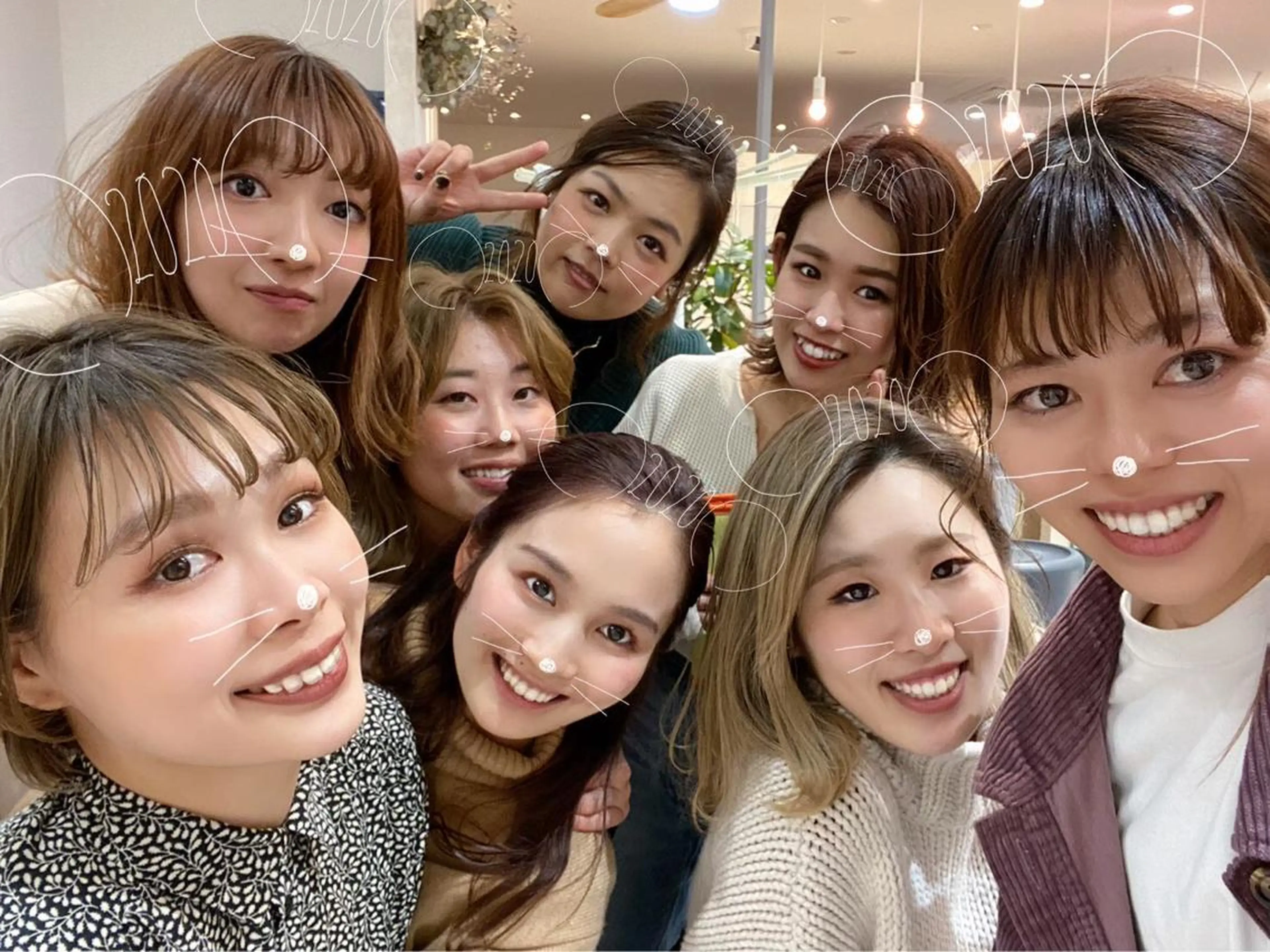 ミディアム カラー glad hairのヘアスタイル