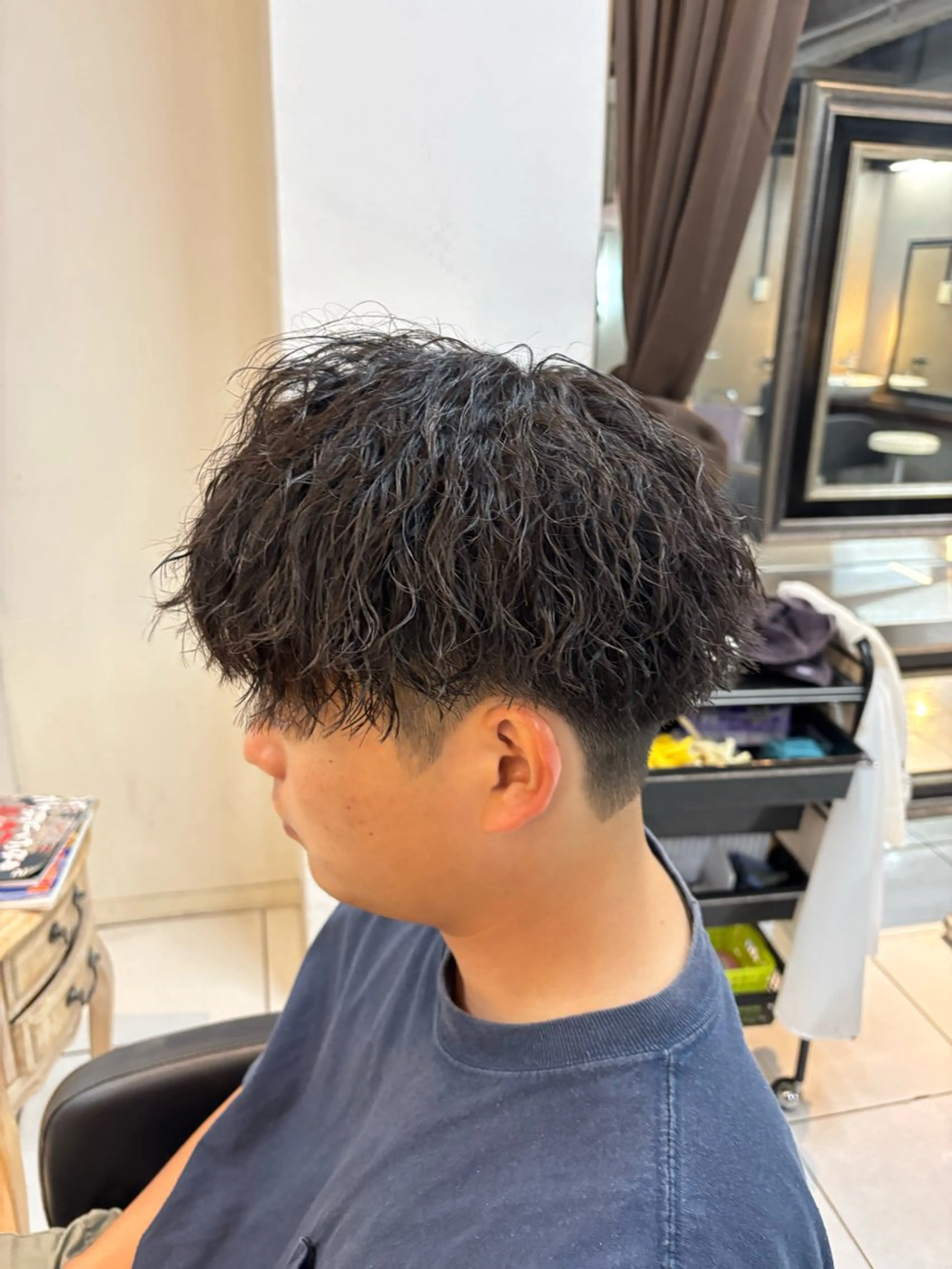 メンズ メンズパーマ カット パーマ 加川 隼人のヘアスタイル