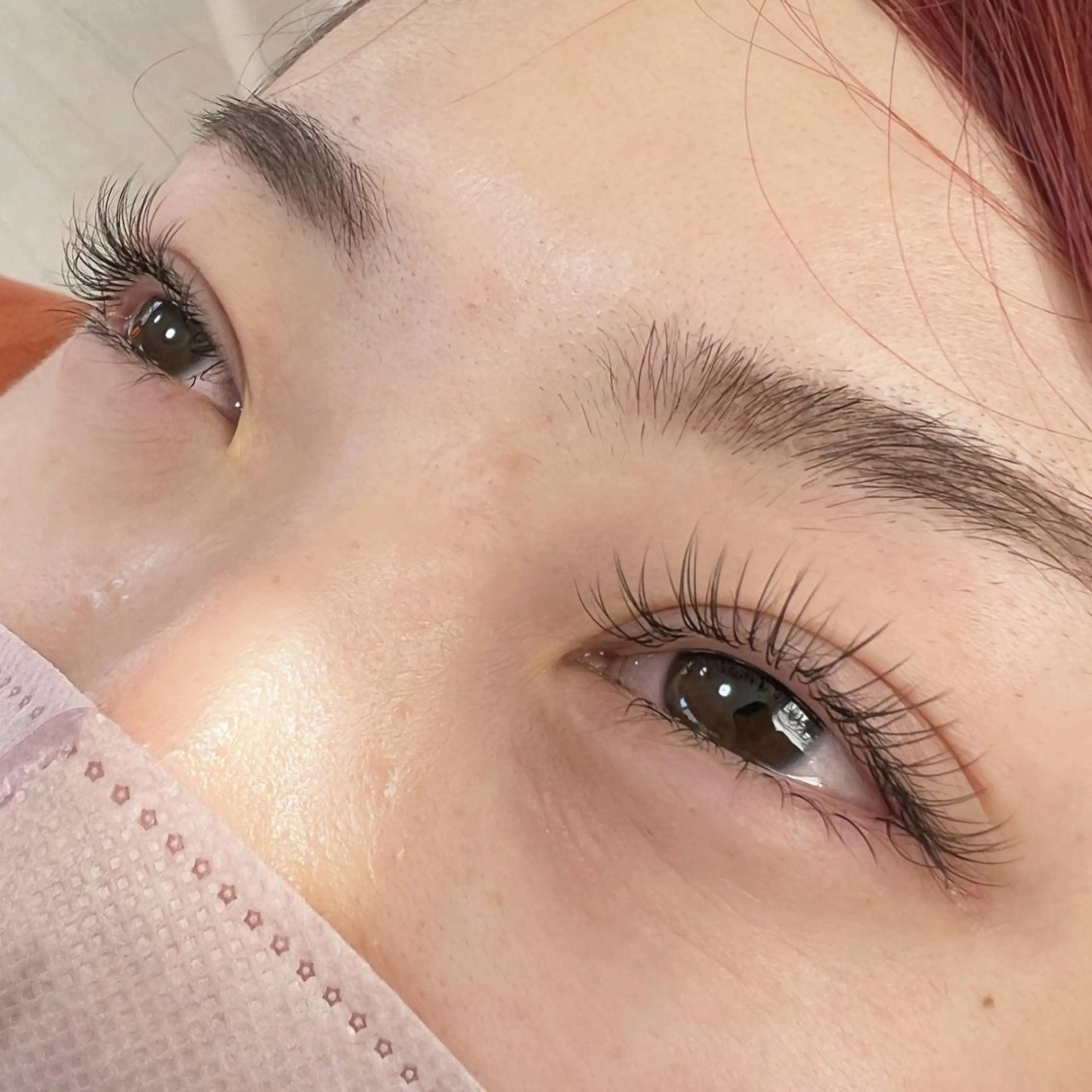 マツエク・マツパ 束感♪韓国風 推し活ヘアセットのマツエク・マツパデザイン