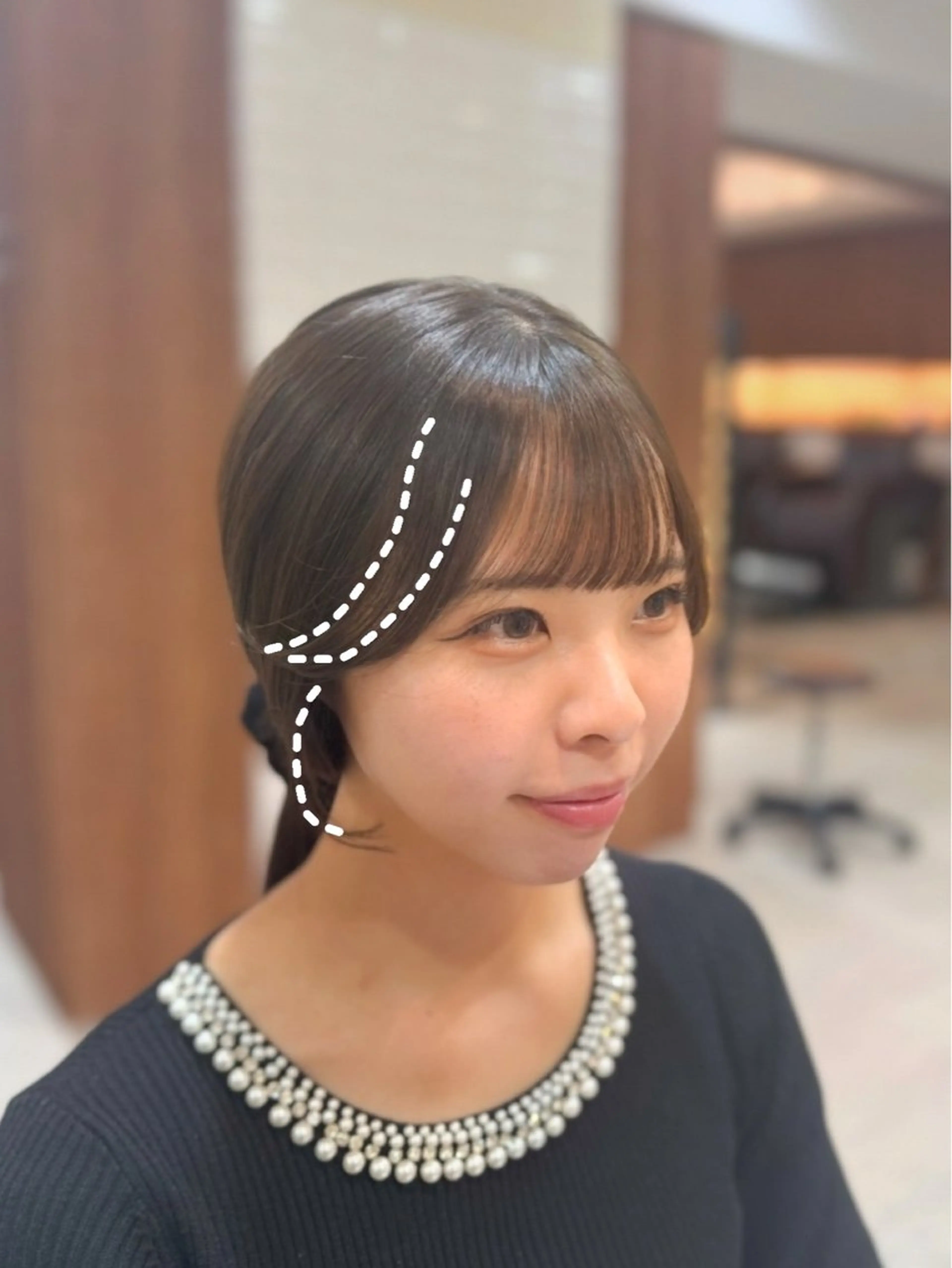 🎀盛れるお顔まわりカット🎀+毛先メンテナンス+1stepトリートメントの写真