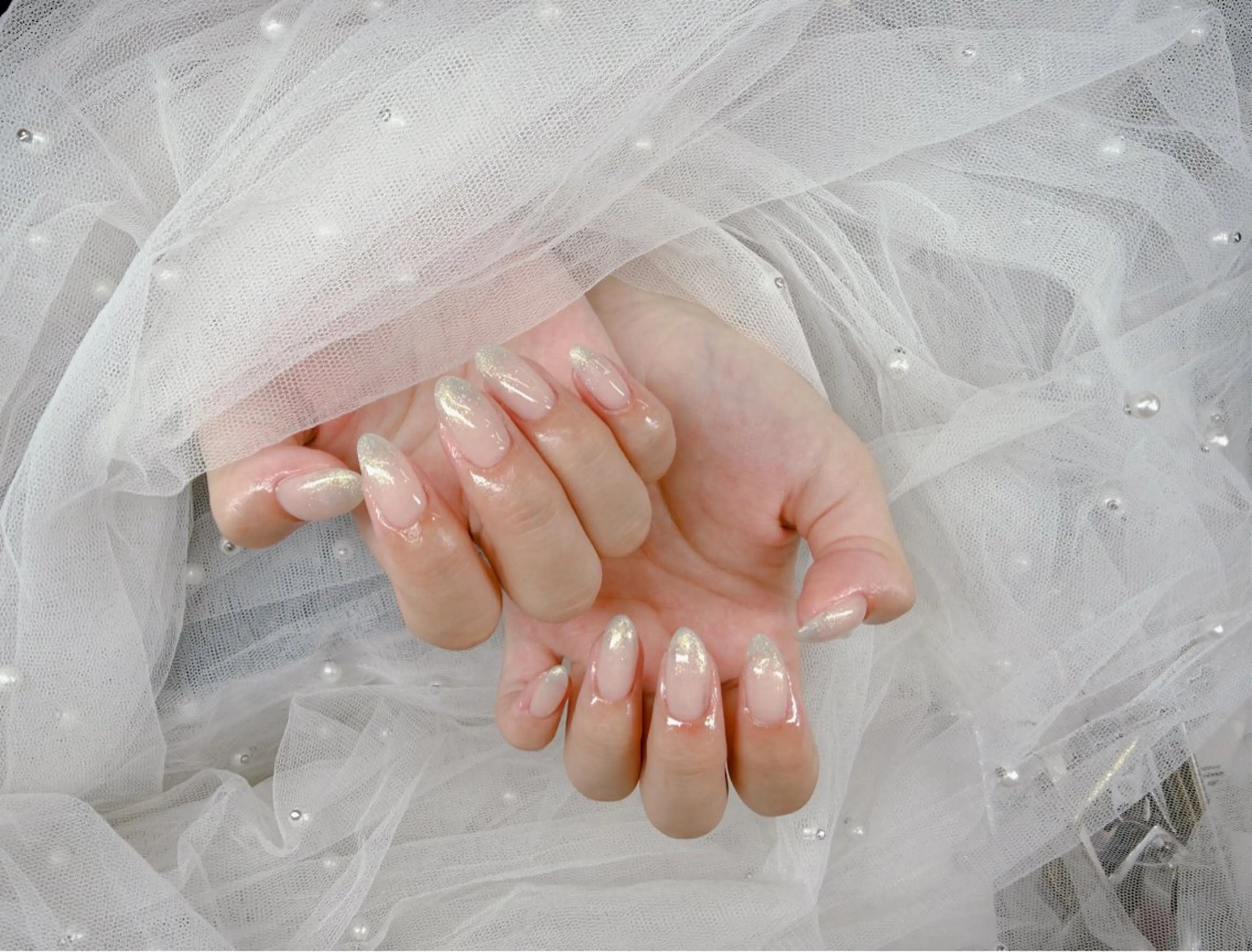 ネイル チークネイル フットネイル フレンチネイル グラデーション キラキラネイル YURI Nail Salon Funabashi所属・YURI Nail Funabashiのネイルデザイン