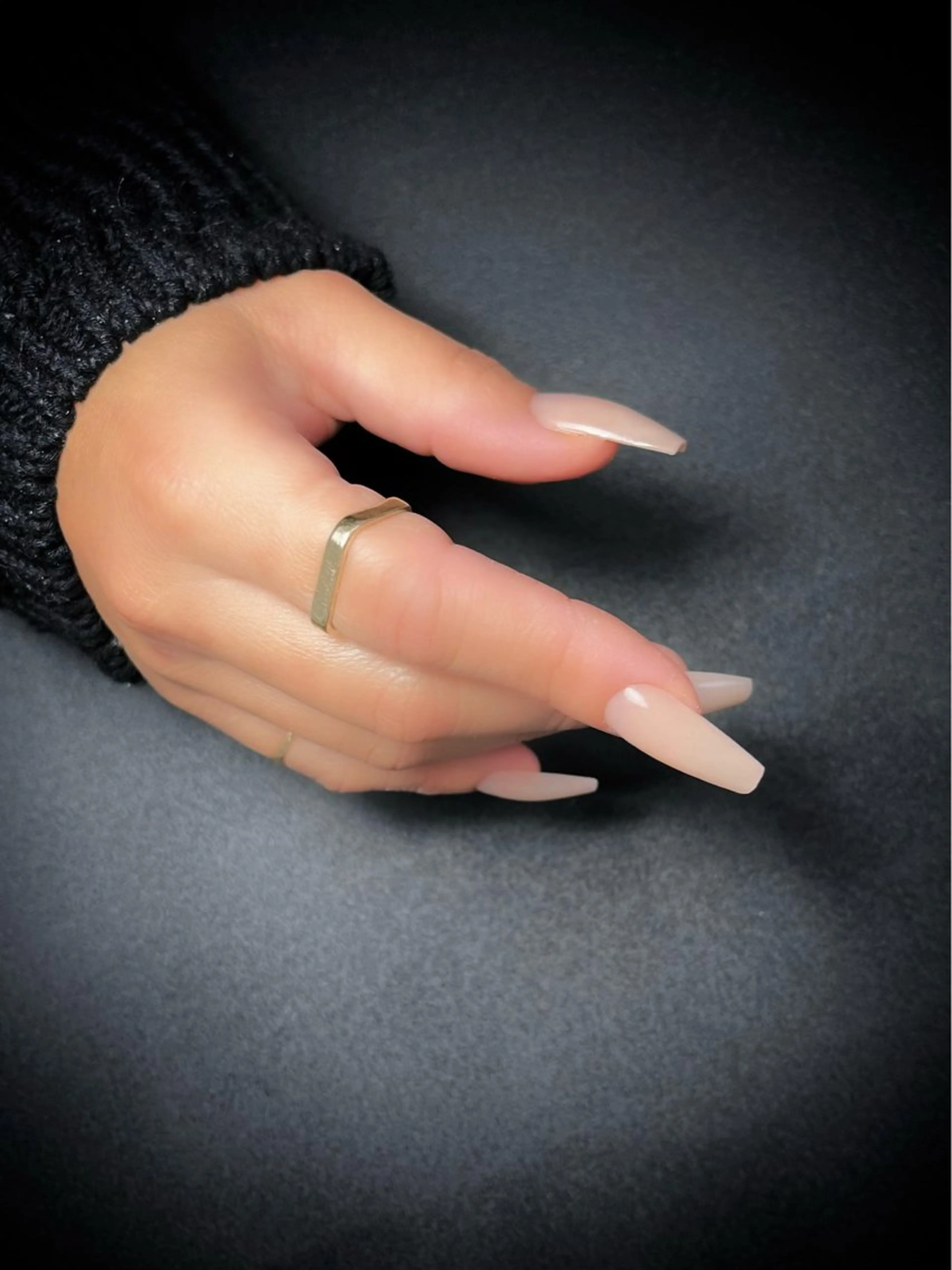 ネイル 長さ出し スカルプネイル nine.🦋 YUKOのネイルデザイン