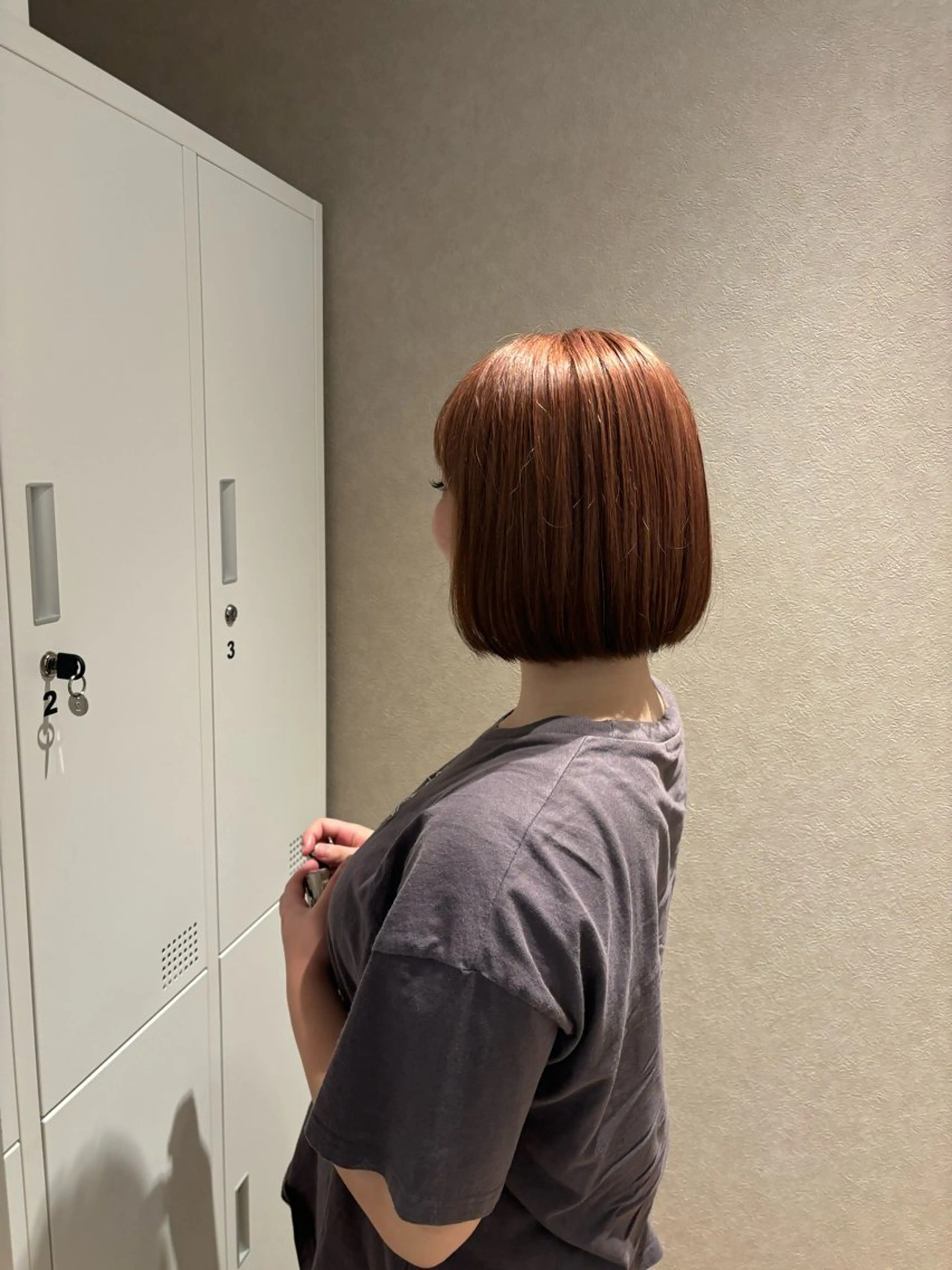 ミディアム カラー 南 颯七のヘアスタイル