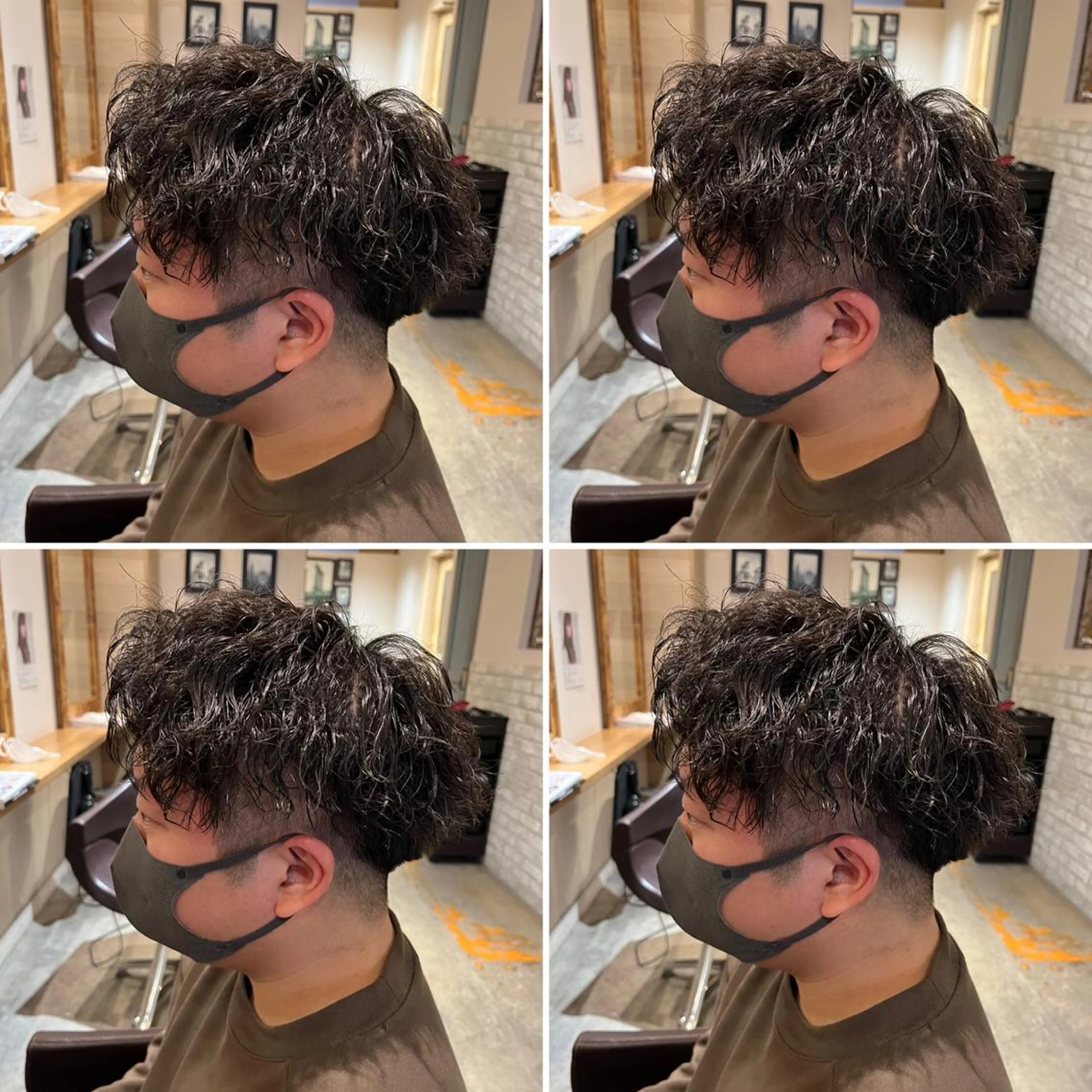 パーマ メンズ カット パーマ トリートメント ヘアセット 👑メンズパーマ特化 店長望月謙二郎👑のヘアスタイル