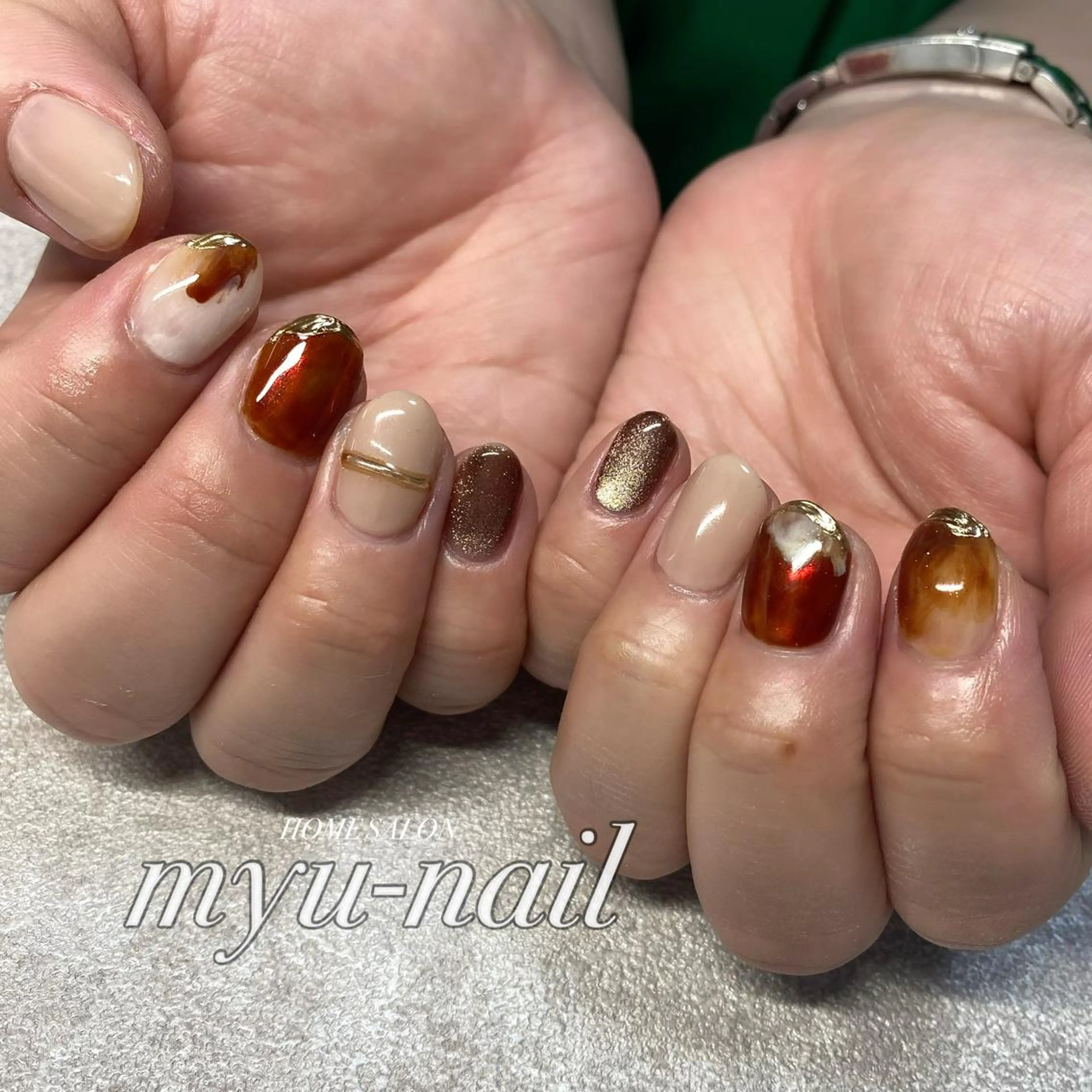 ネイル ホームサロン myu-nailのネイルデザイン