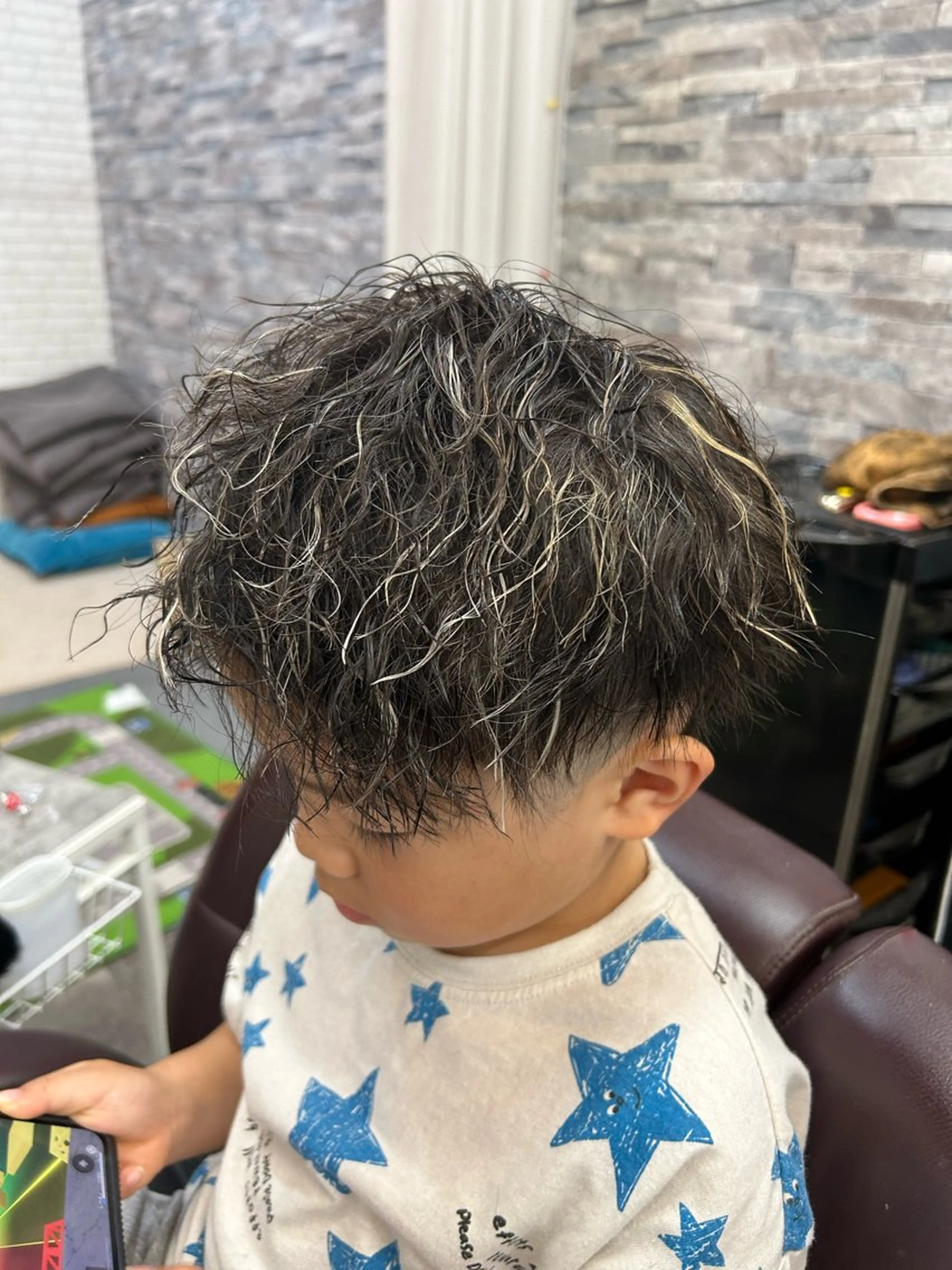 キッズカット+カラー+パーマ(メッシュ可能!)の写真