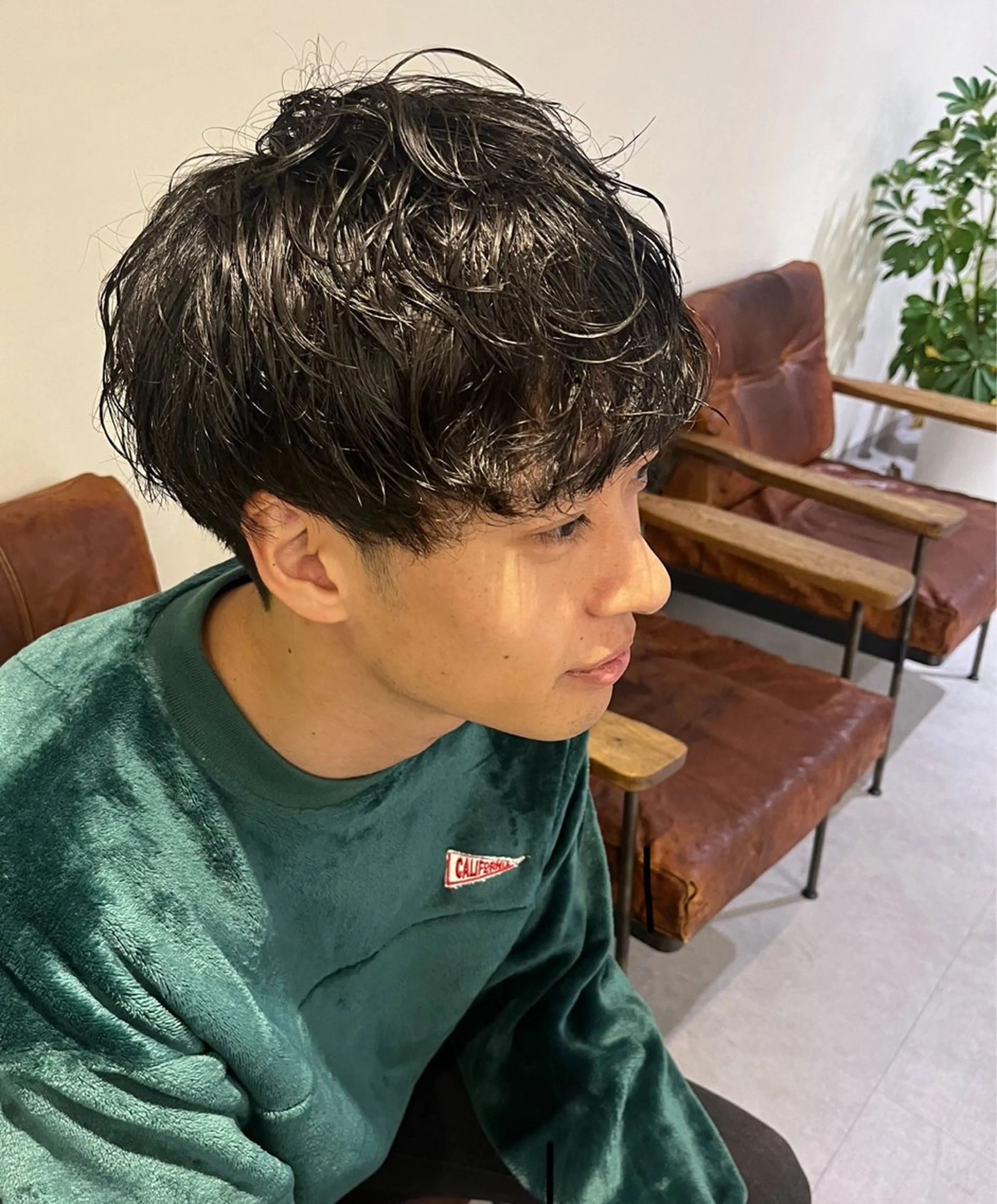 ショート YUI🍊 ボブ/メンズパーマのヘアスタイル